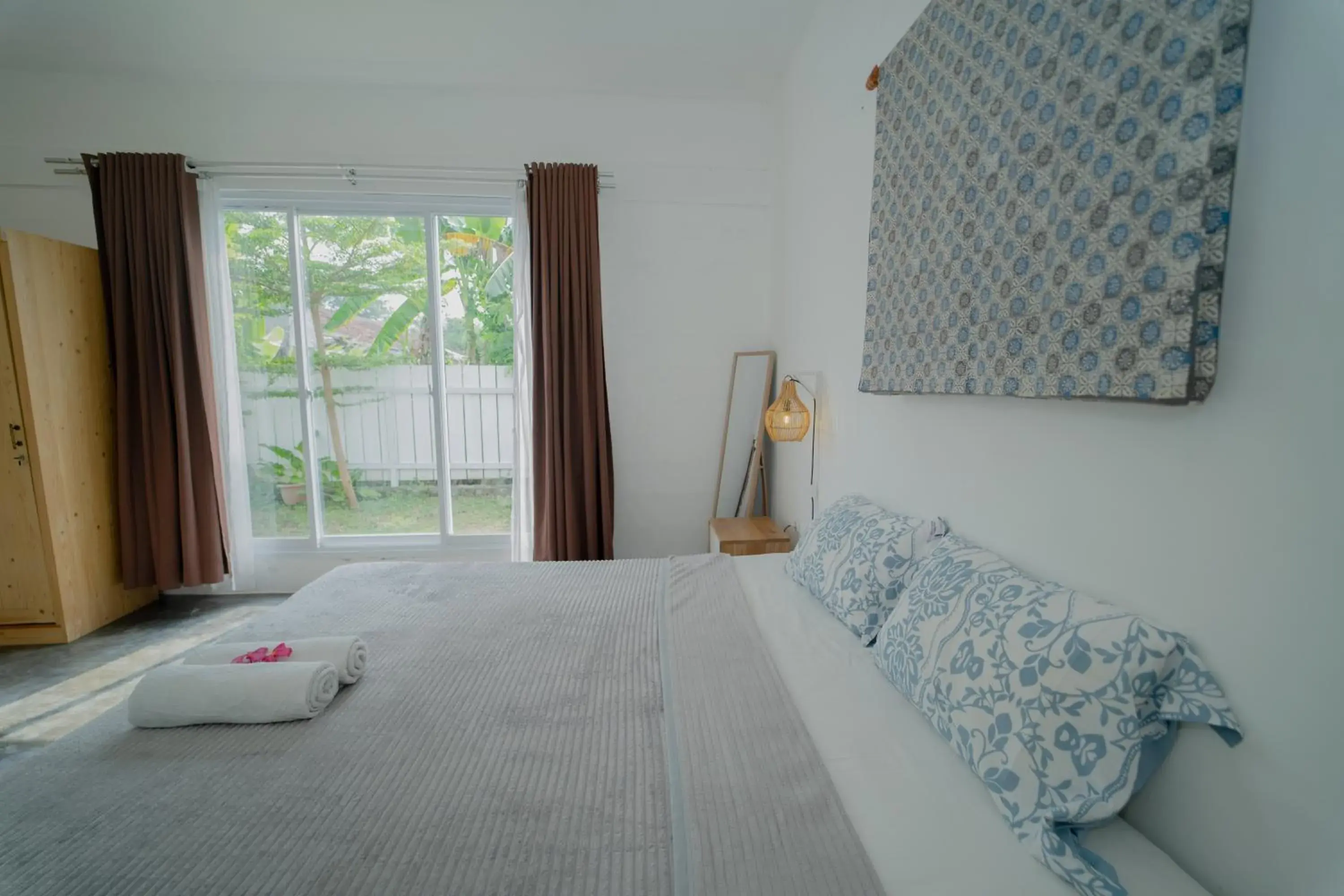 Bed in Villa Sawah Prambanan Bed in Villa Sawah Prambanan