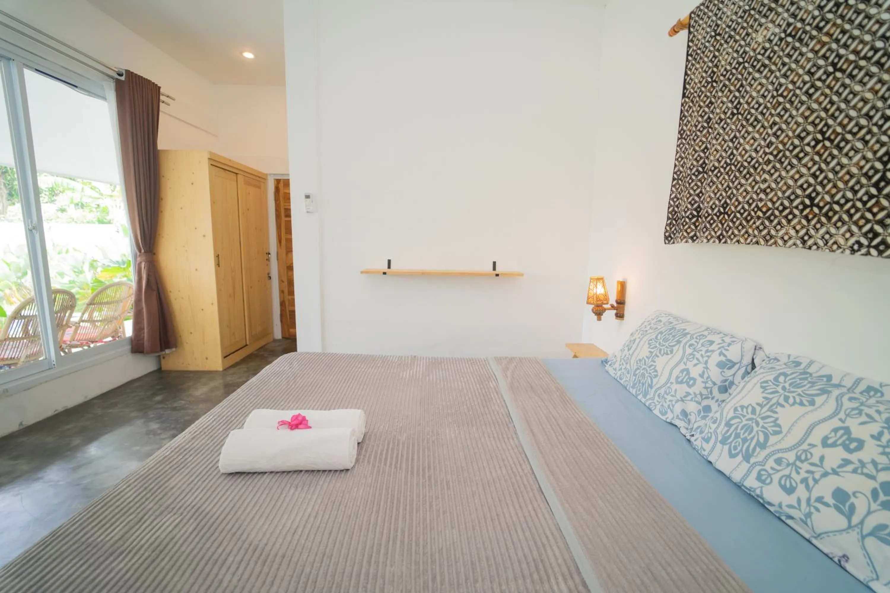 Bed in Villa Sawah Prambanan