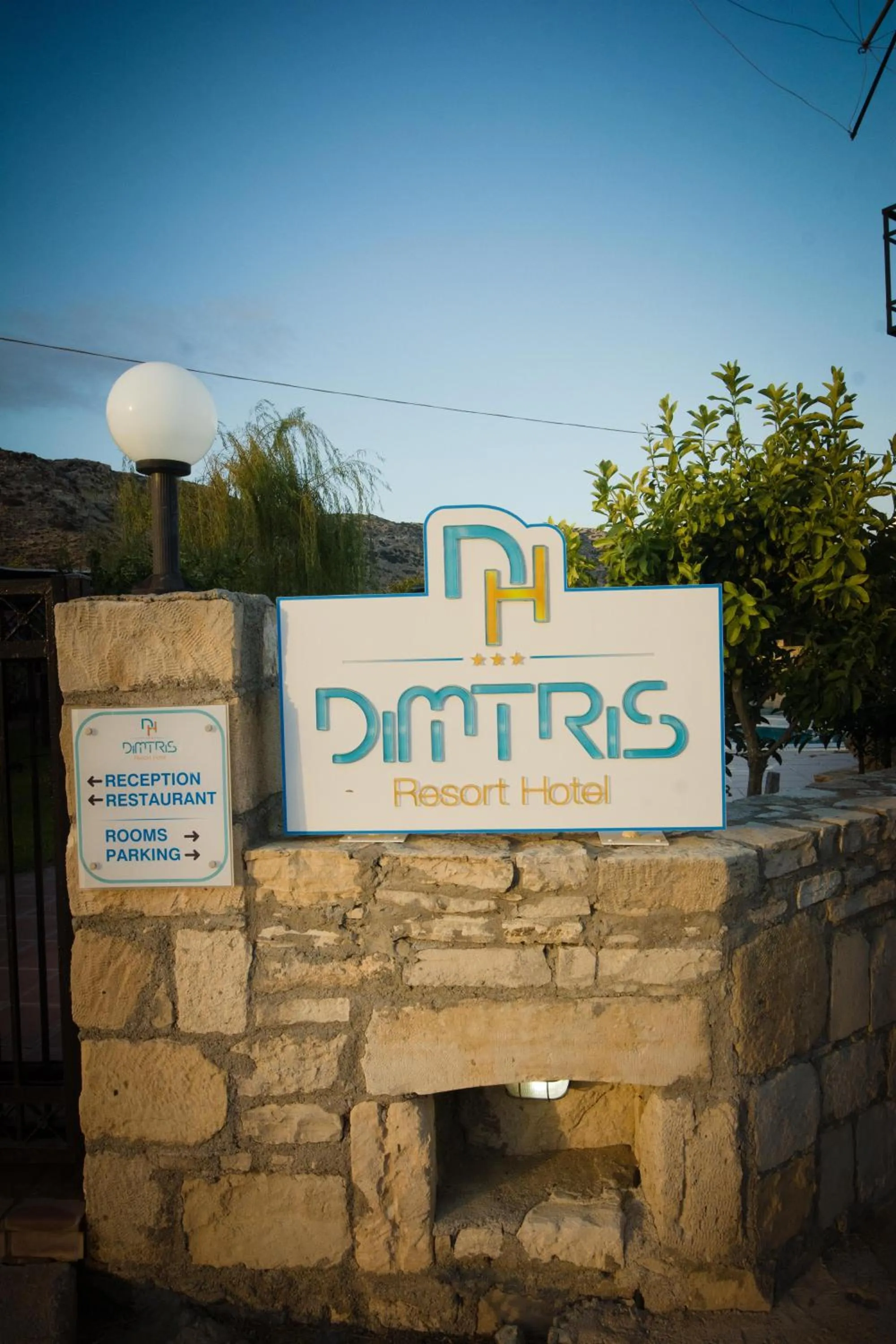 Property logo or sign in Dimitris Villa Hotel