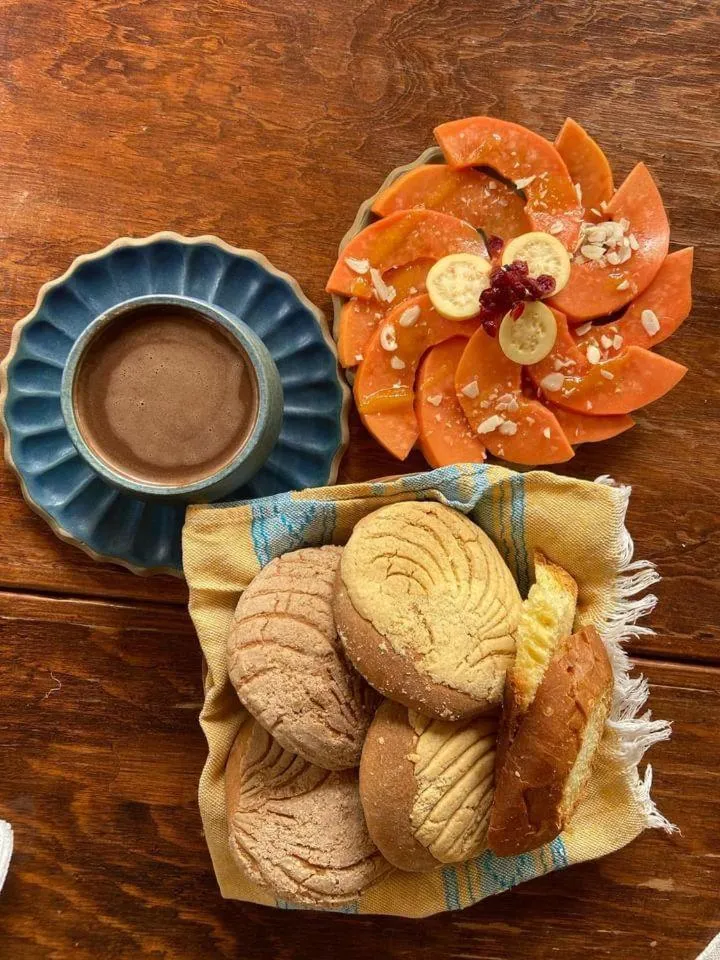 Food and drinks in Huayápam Yù'ú Lodge