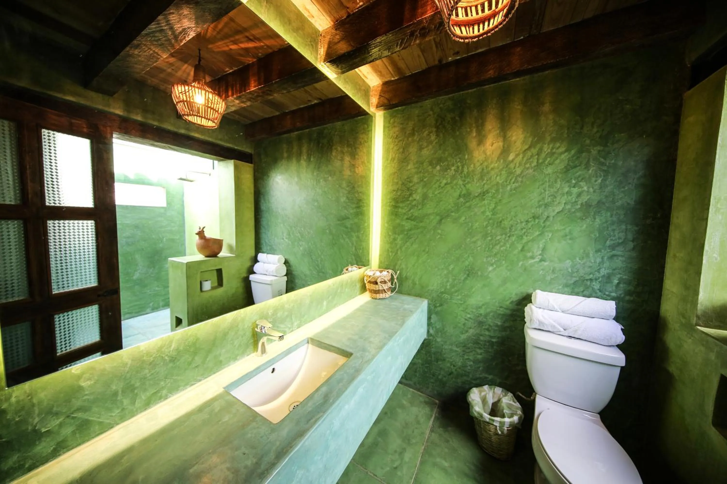 Bathroom in Huayápam Yù'ú Lodge