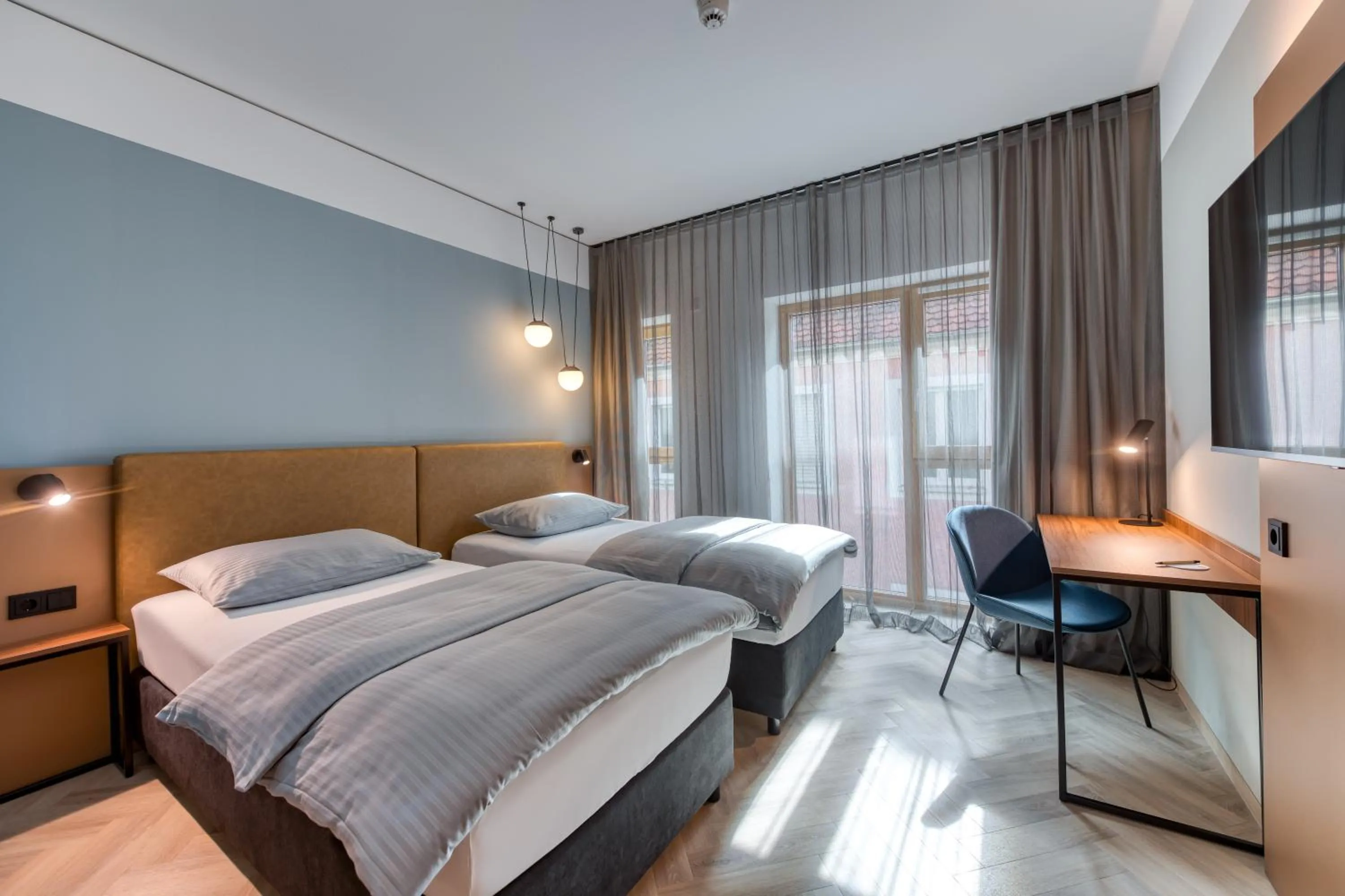 Photo of the whole room, Bed in Stadthotel Neumarkt Mitte