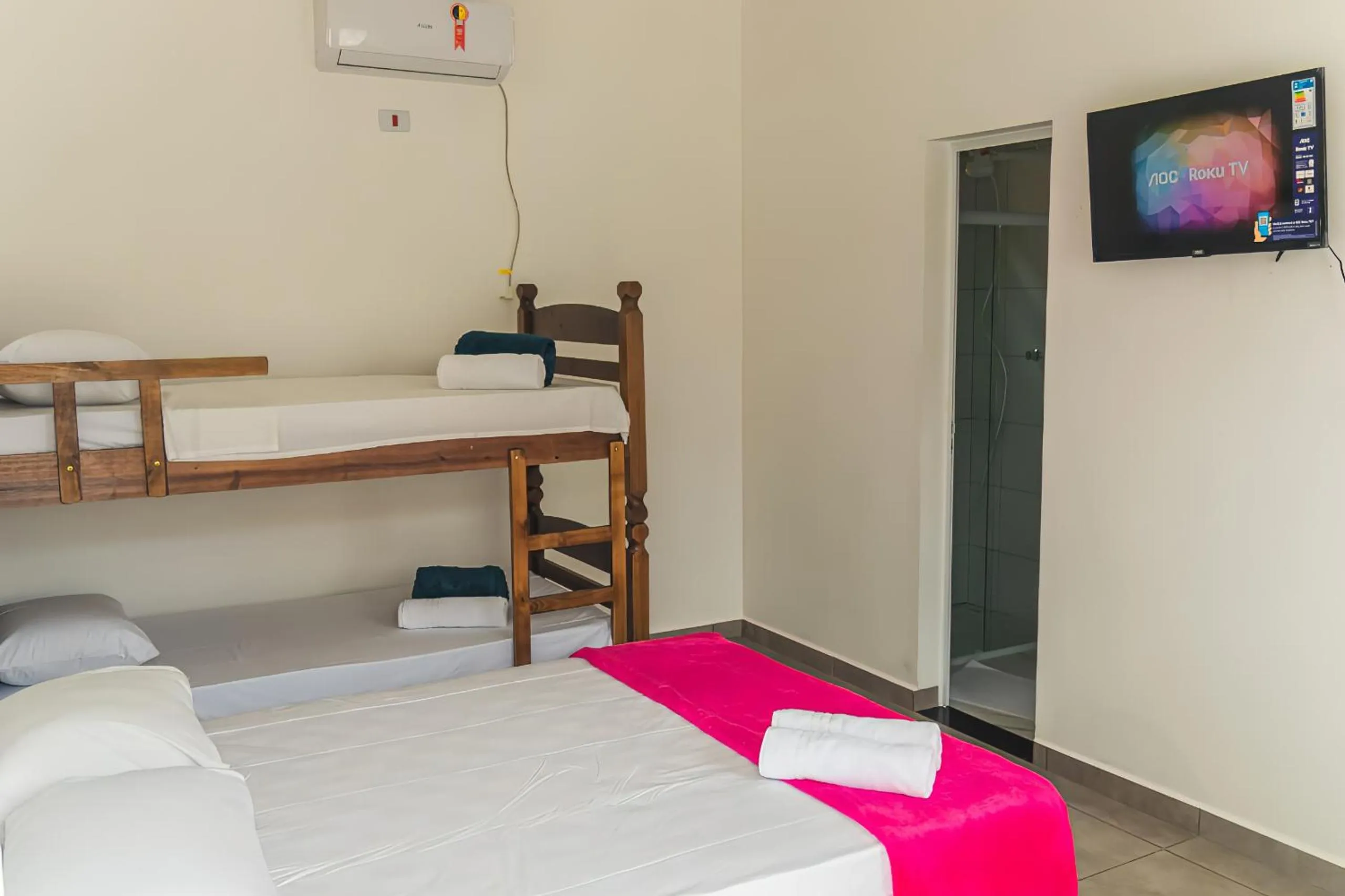 TV and multimedia, Bed in Pousada Vila Real PG