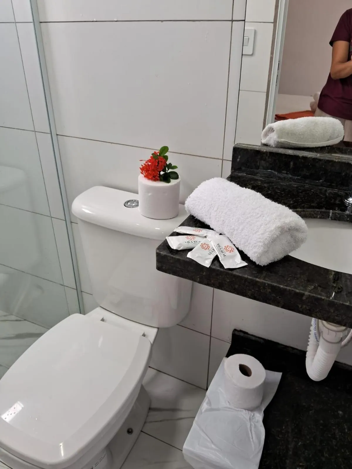 Bathroom in Pousada Vila Real PG