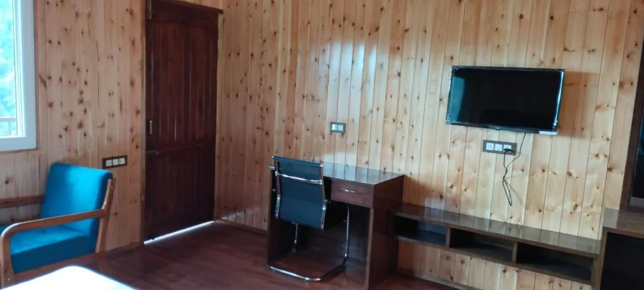 Seating area in Atulyam, Pangot