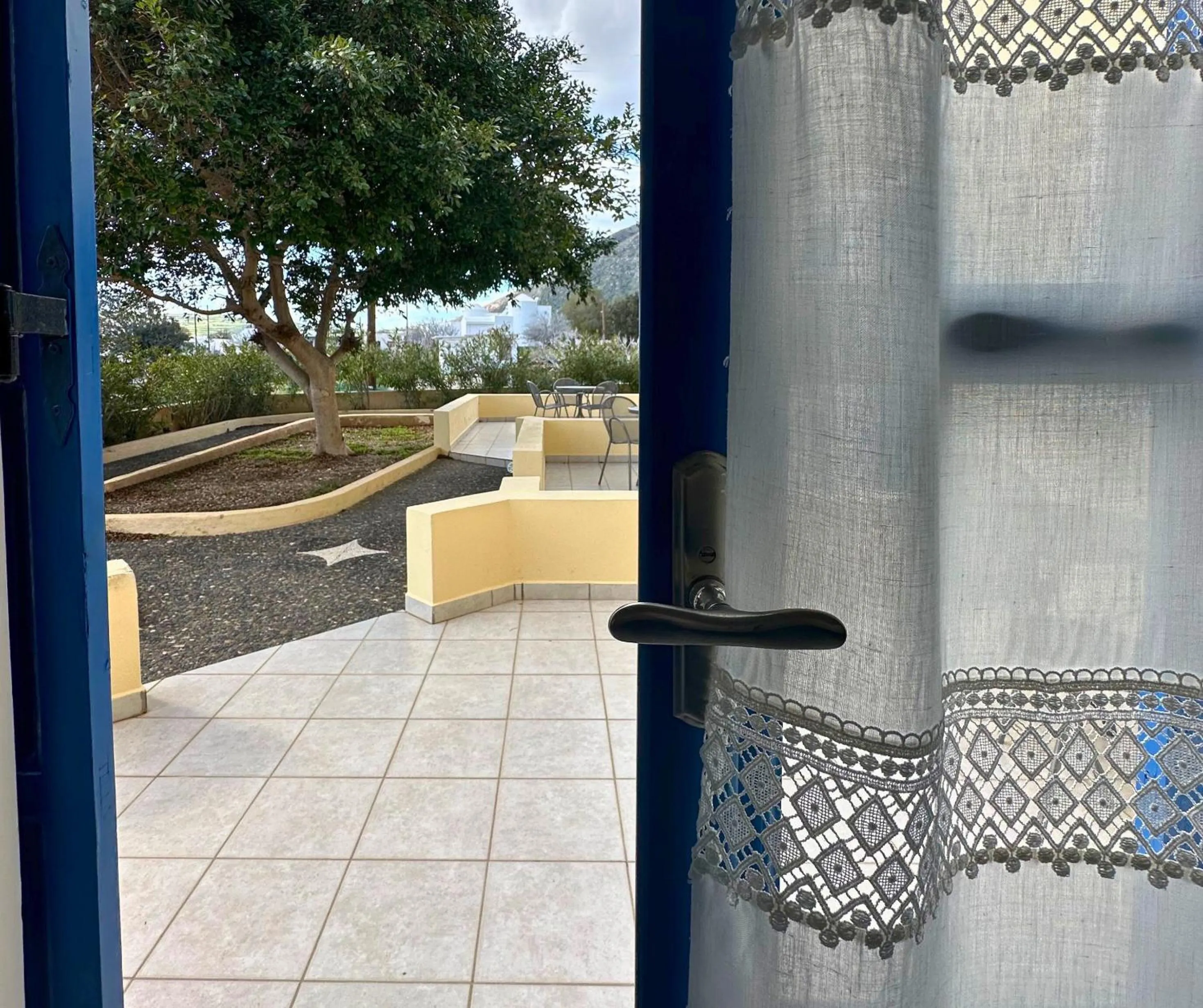 Patio in Irigeneia Hotel