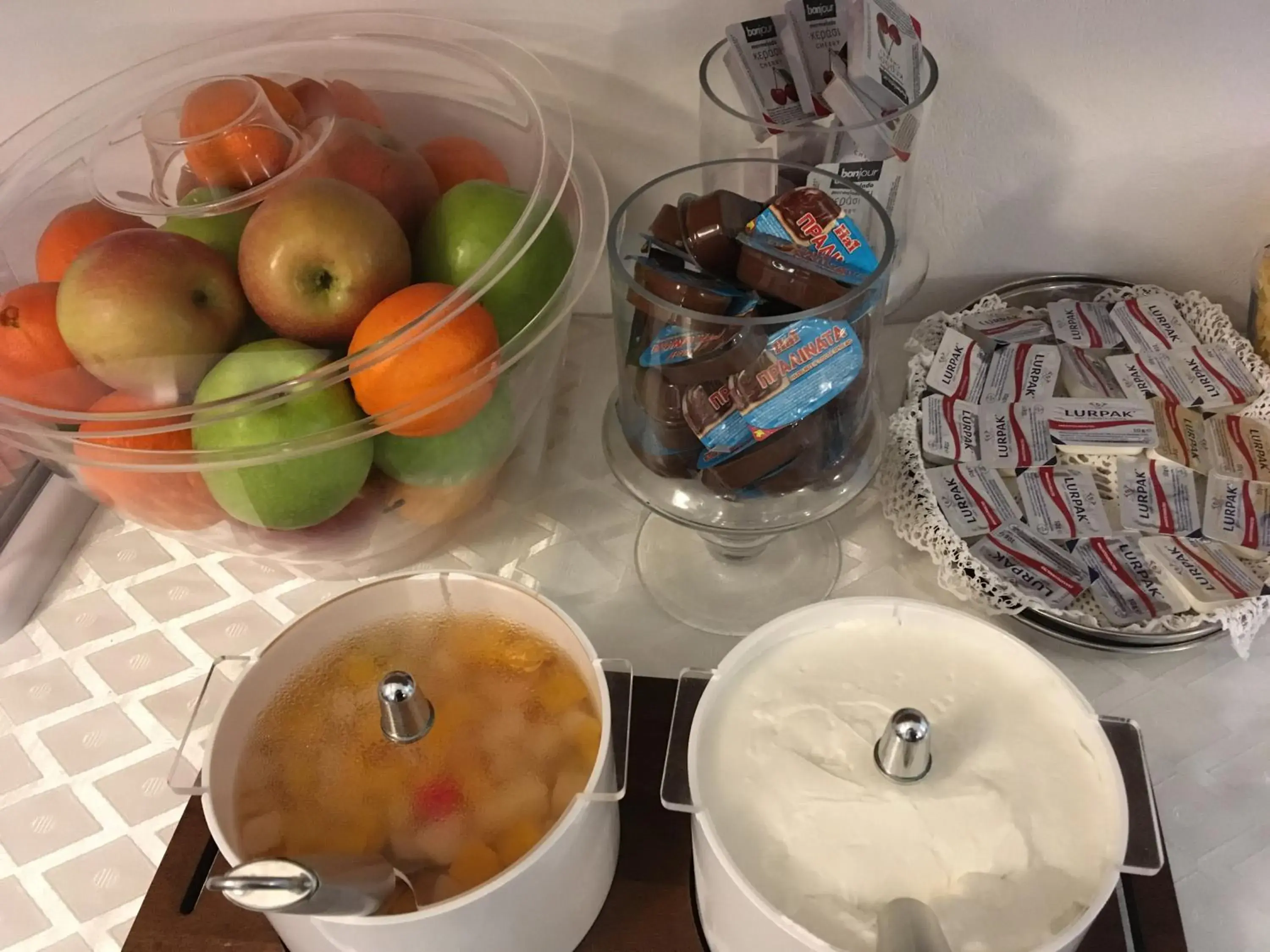 Buffet breakfast in Irigeneia Hotel Buffet breakfast in Irigeneia Hotel