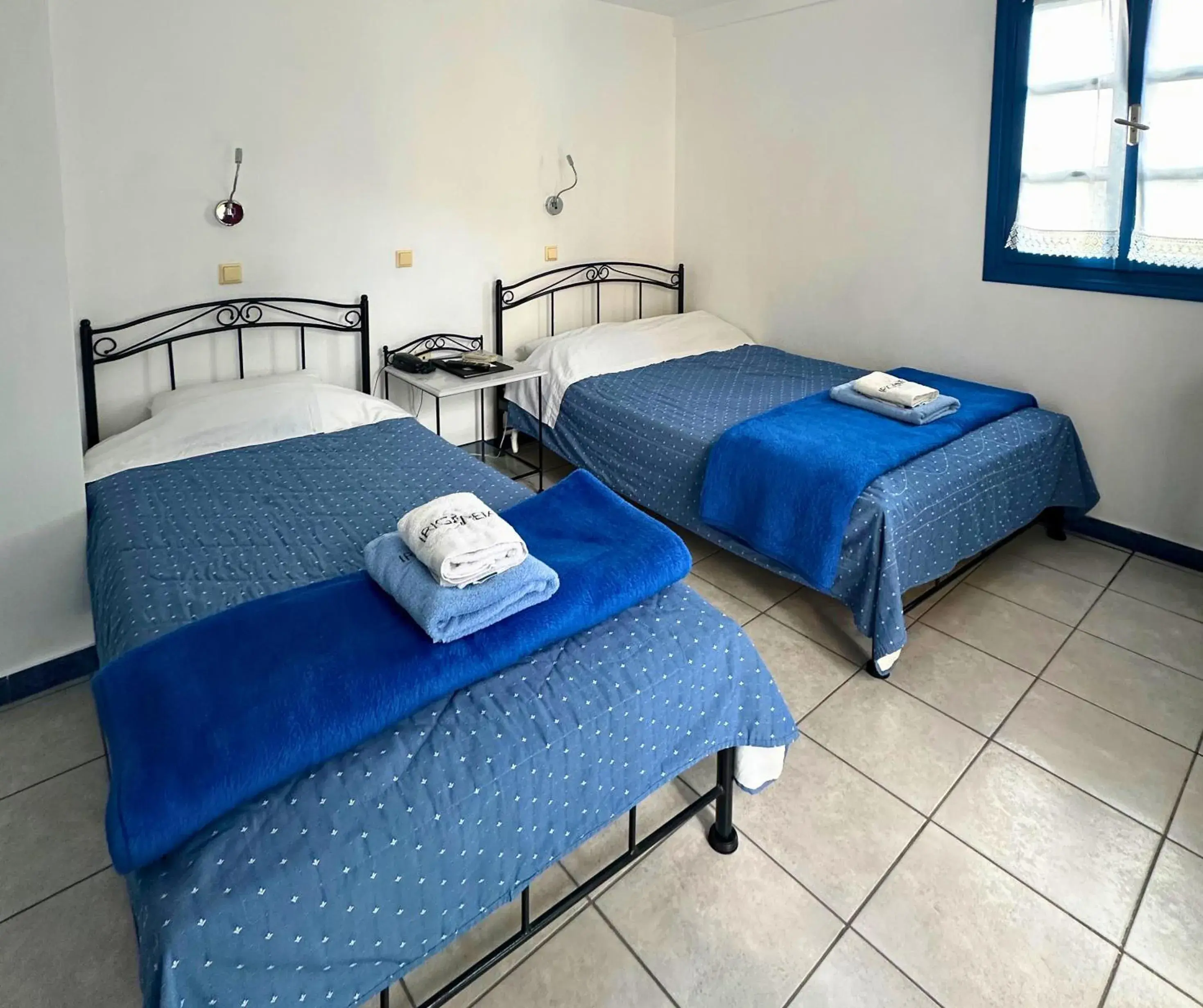 Bed in Irigeneia Hotel Bed in Irigeneia Hotel