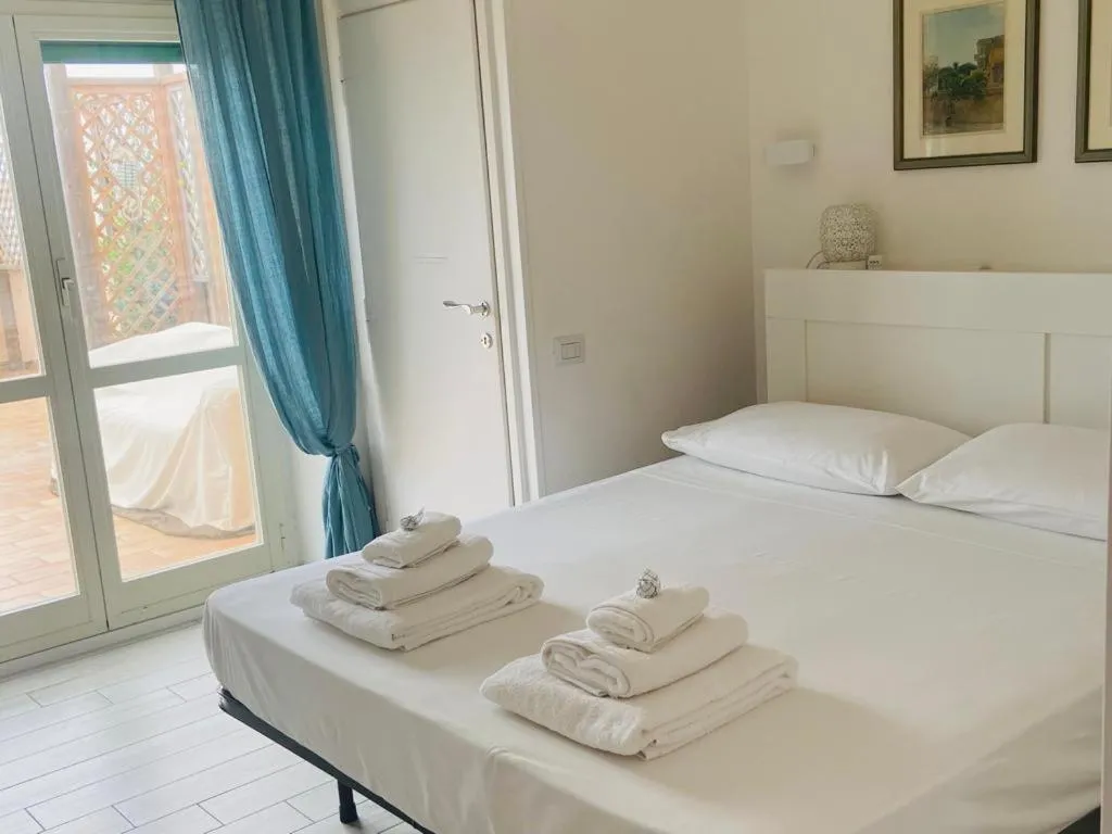 Bedroom, Bed in La terrazza di Nerone