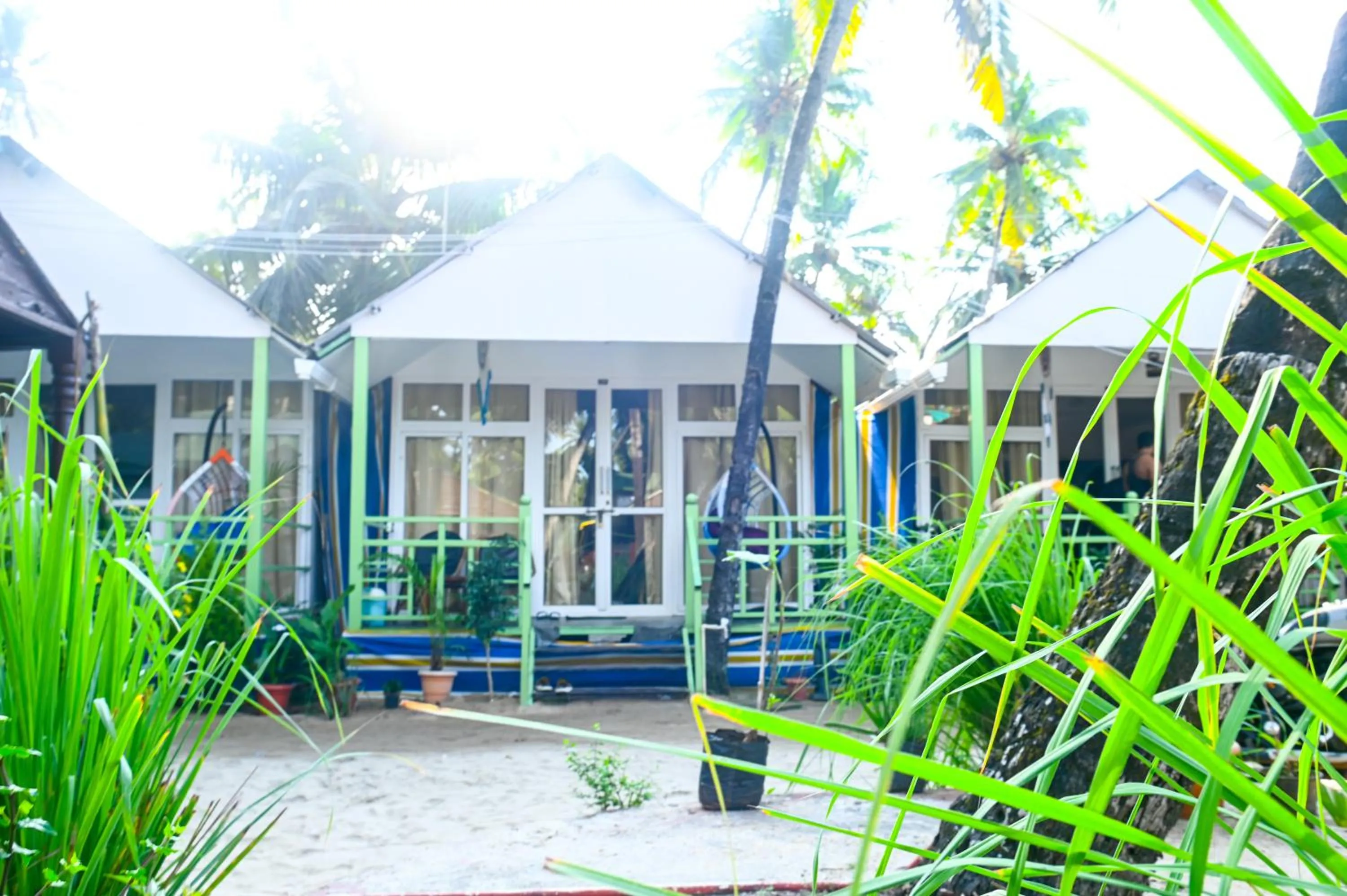 Garden in SUNBATH beach EXOTICA