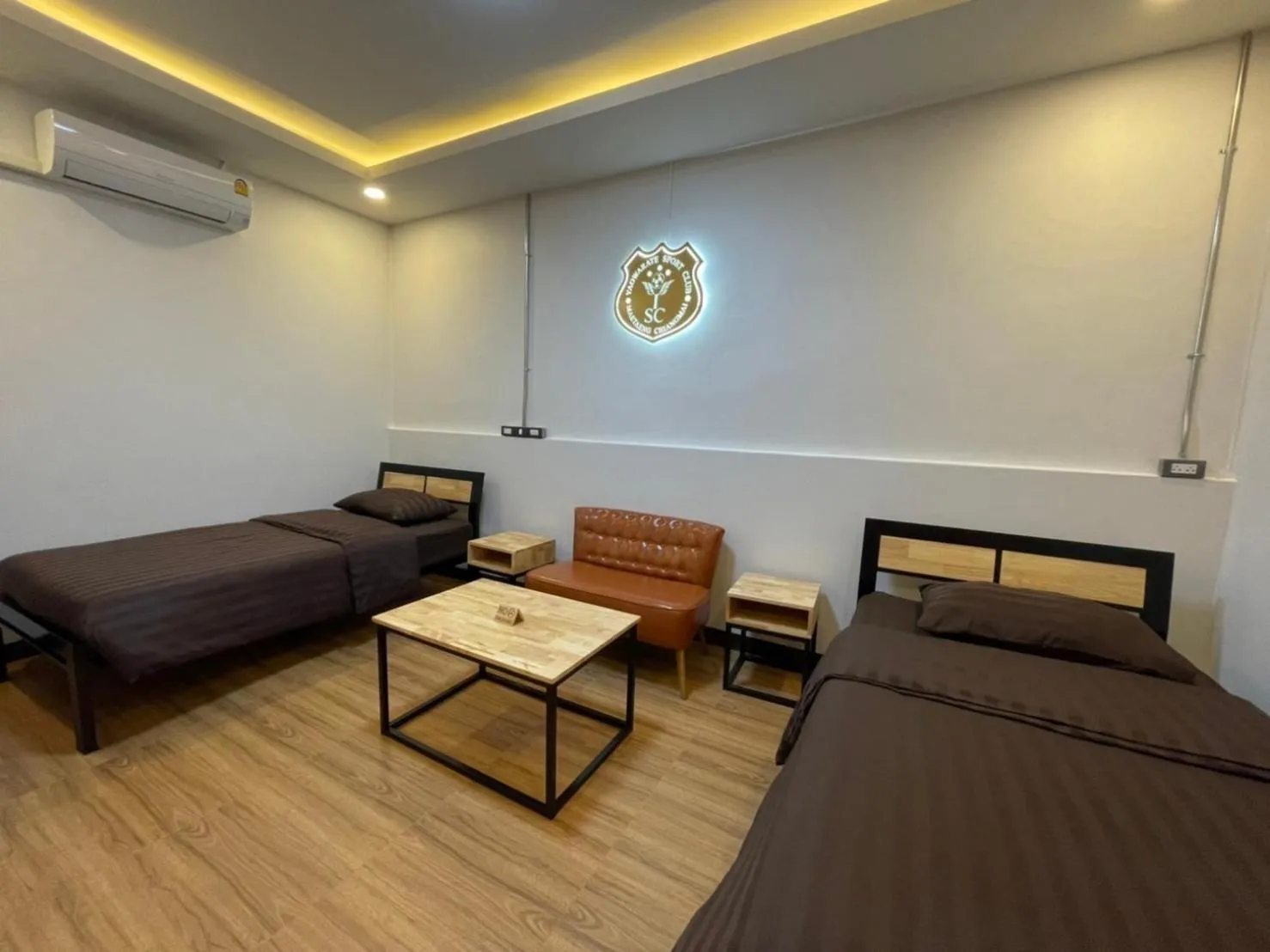 Bed in Yaowarate Sport Club and Resort ไร่เยาวเรศ