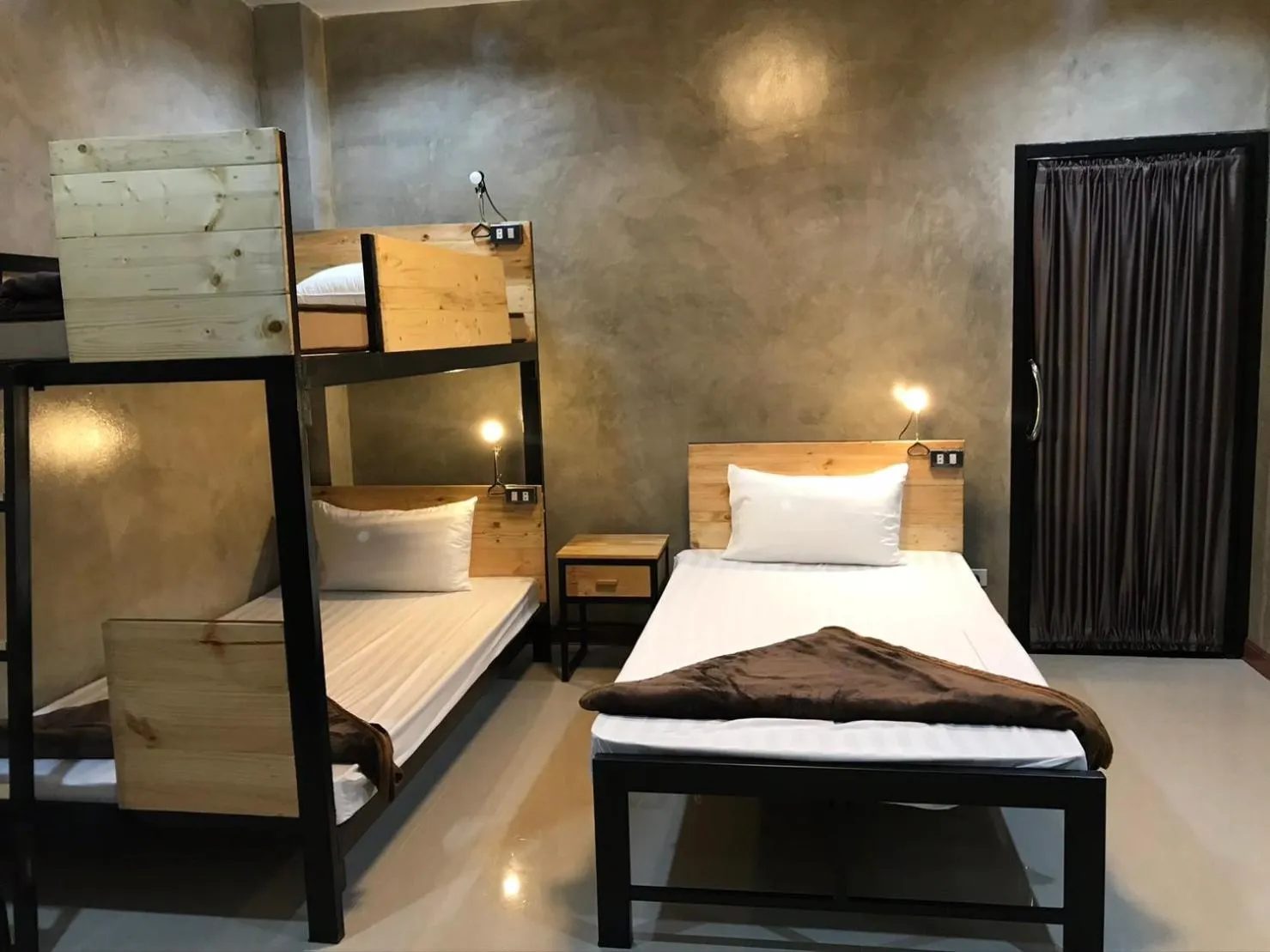 Bed in Yaowarate Sport Club and Resort ไร่เยาวเรศ