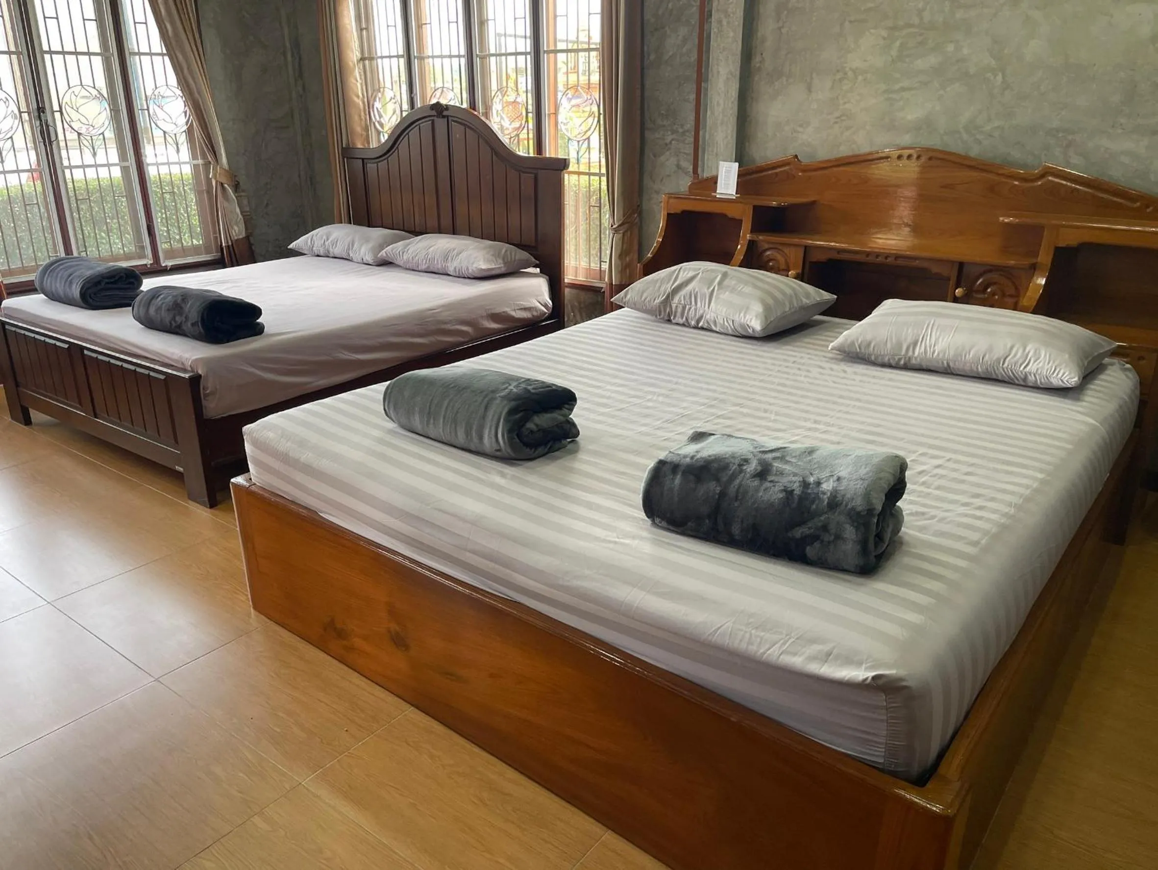 Bed in Yaowarate Sport Club and Resort ไร่เยาวเรศ