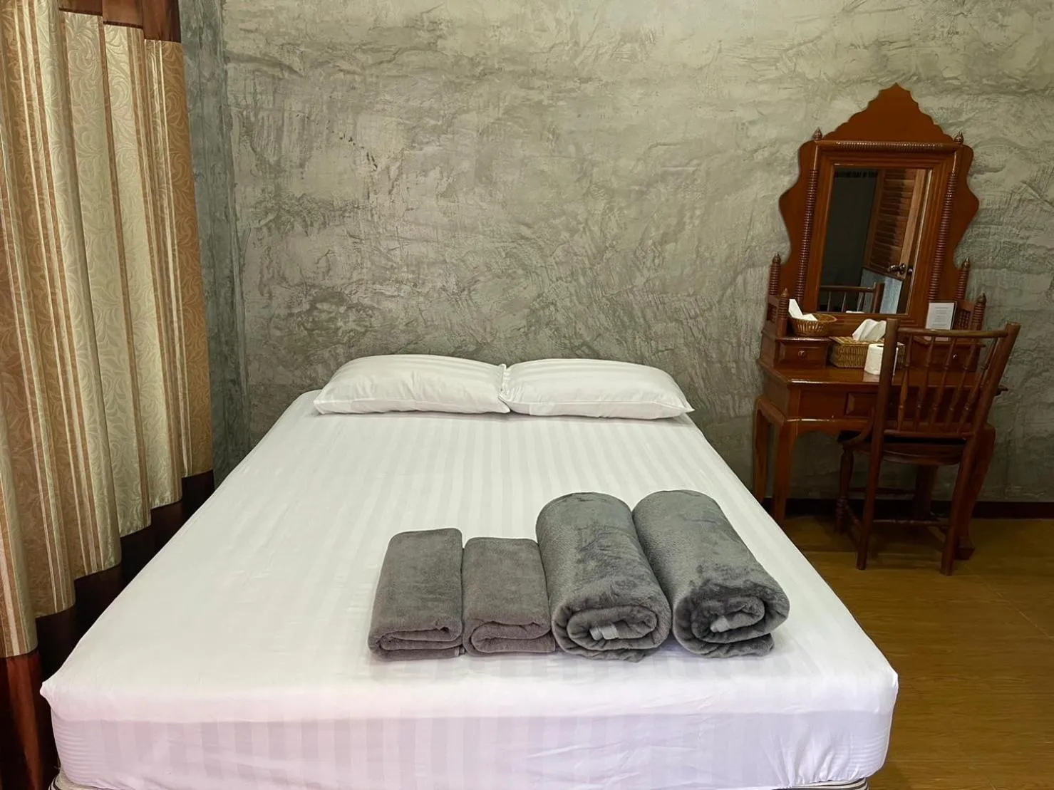 Bed in Yaowarate Sport Club and Resort ไร่เยาวเรศ