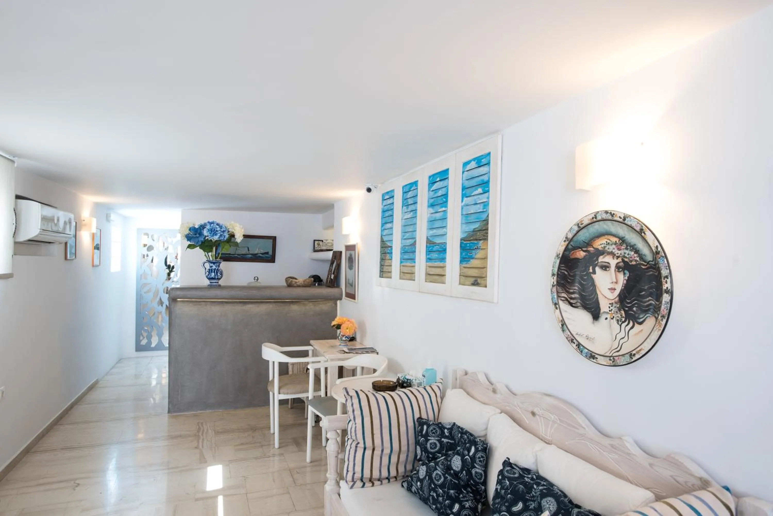 Lobby or reception in Hotel Spanelis