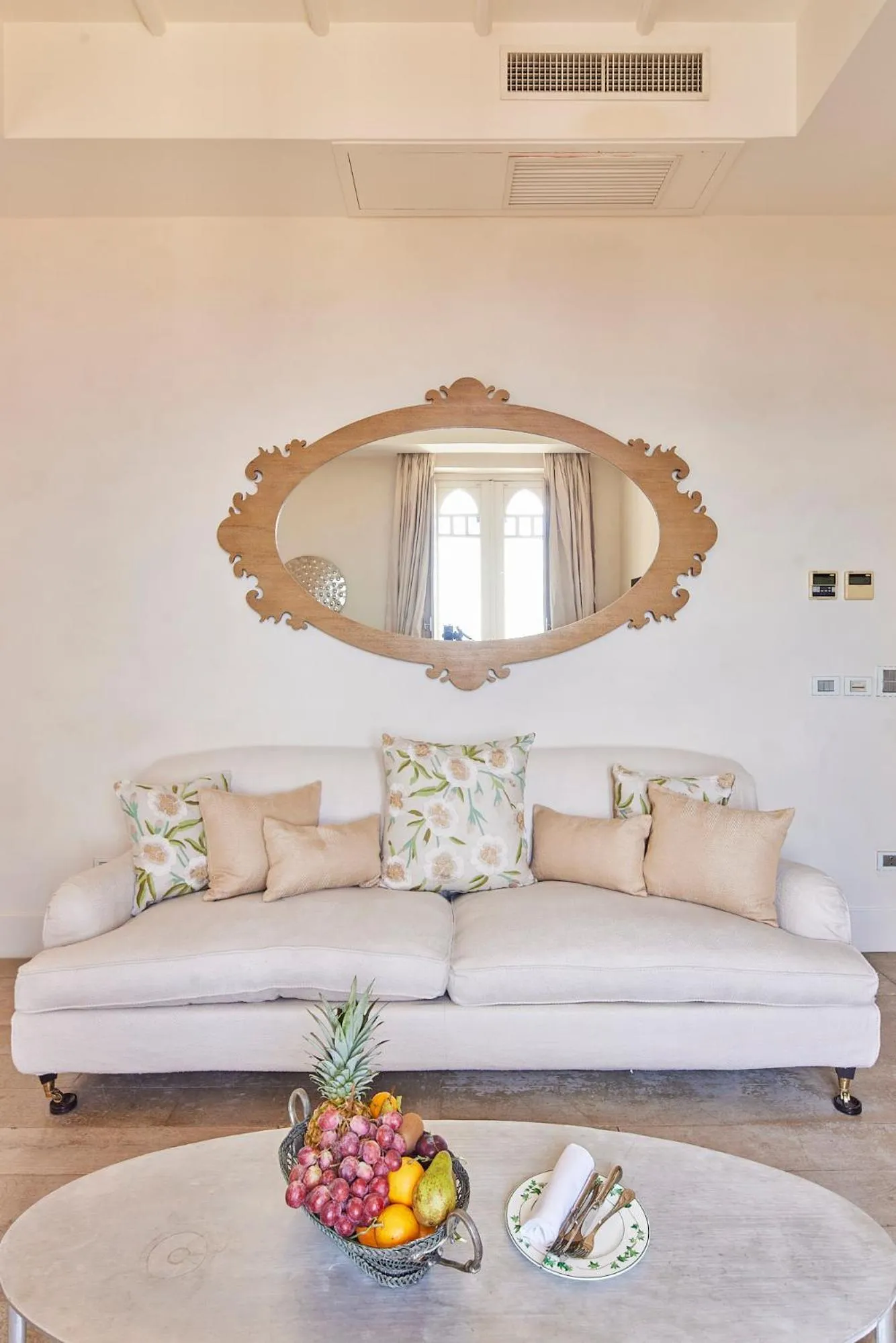 Living room in Palazzo Vecchio Taormina
