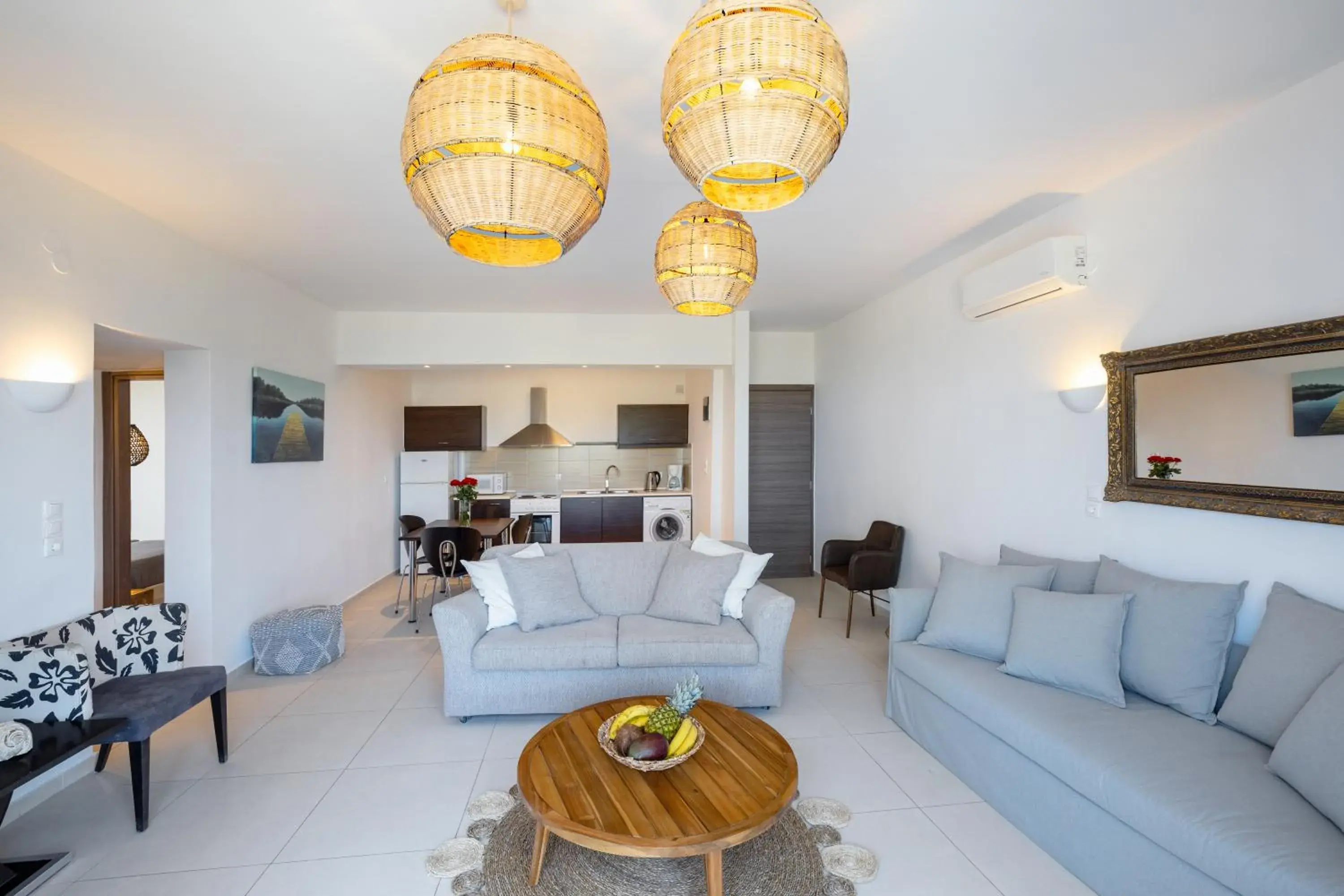 Living room in La Stella Suites Living room in La Stella Suites