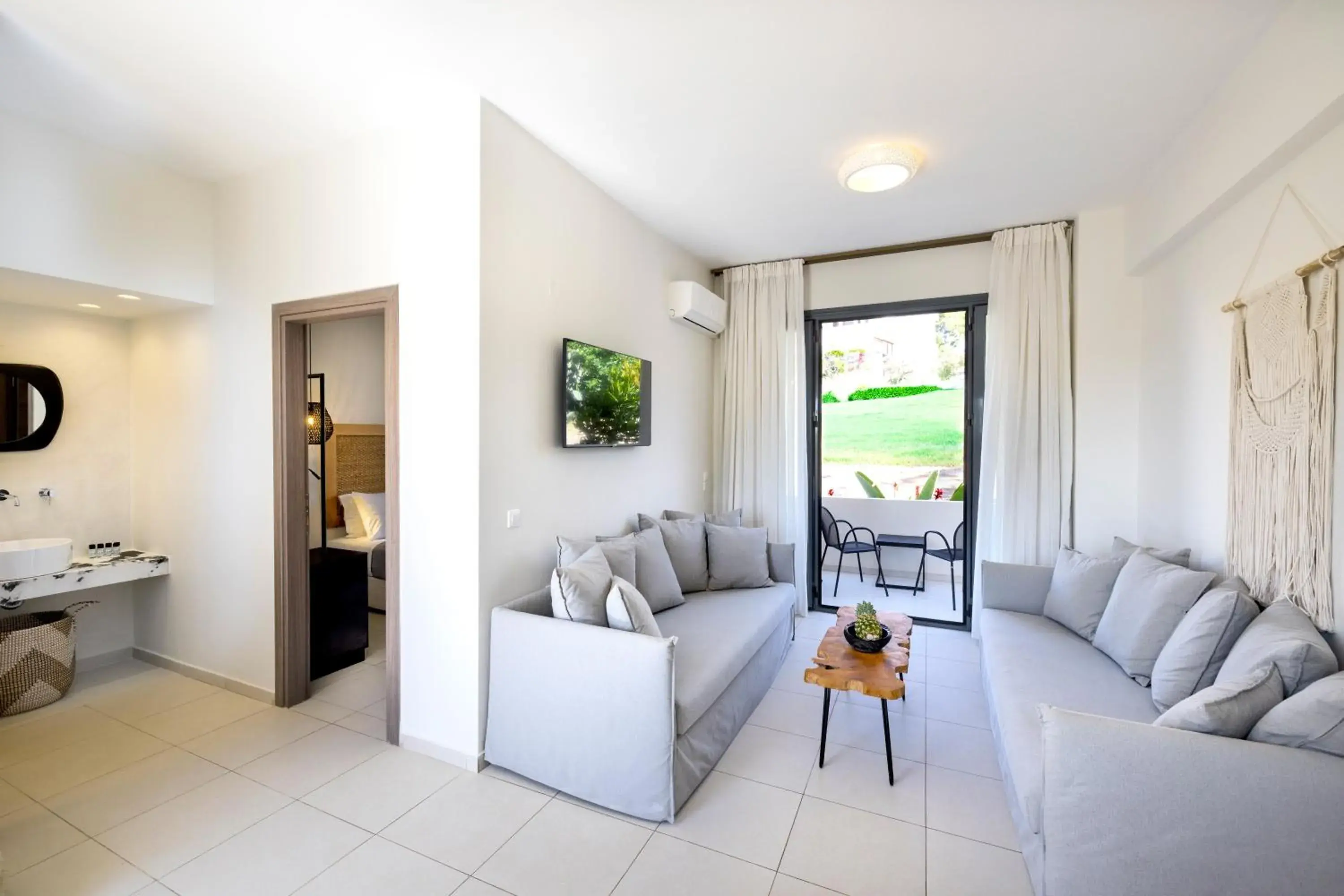 Living room in La Stella Suites Living room in La Stella Suites