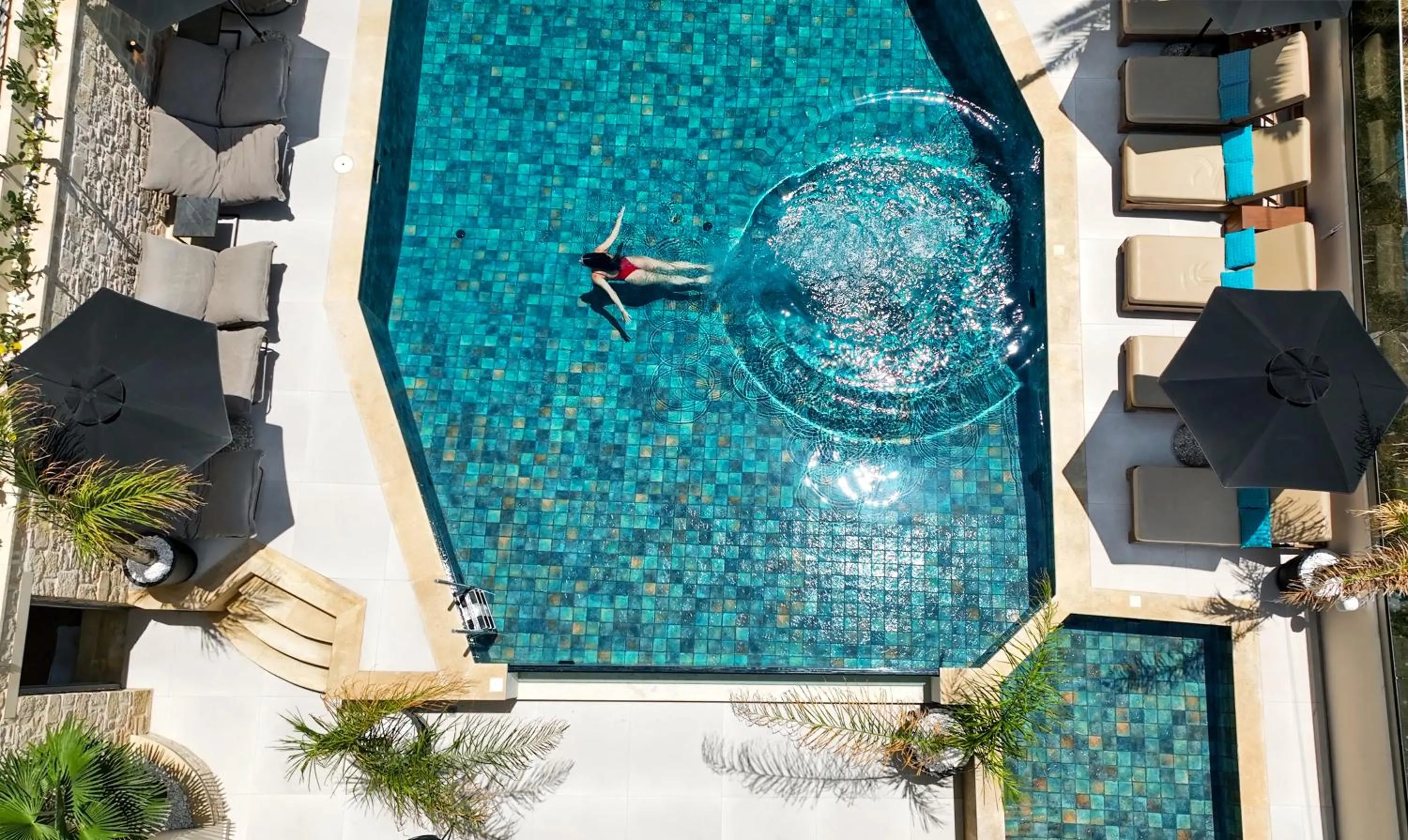 Swimming pool in La Stella Suites