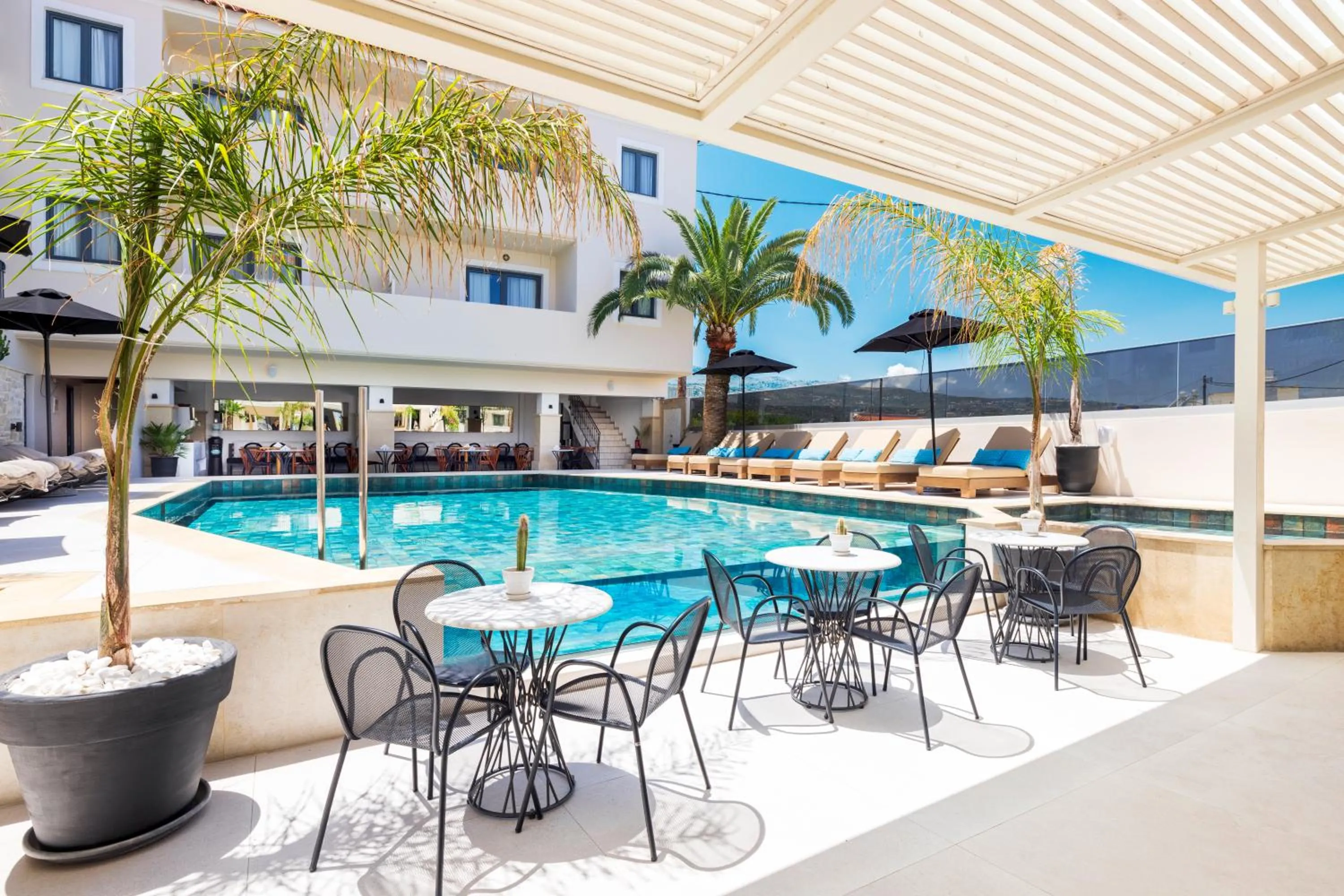 Swimming pool in La Stella Suites