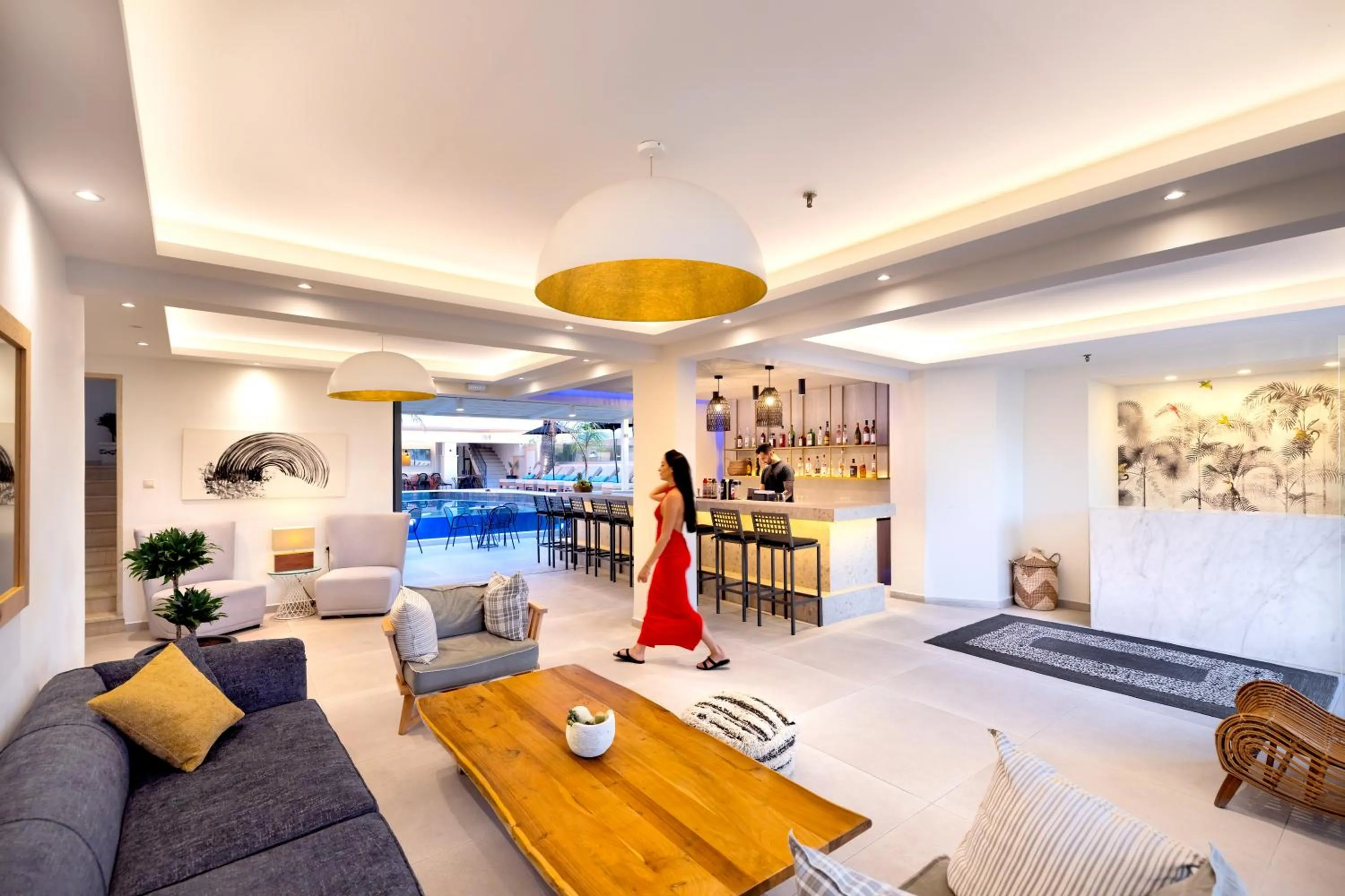 Lobby or reception in La Stella Suites