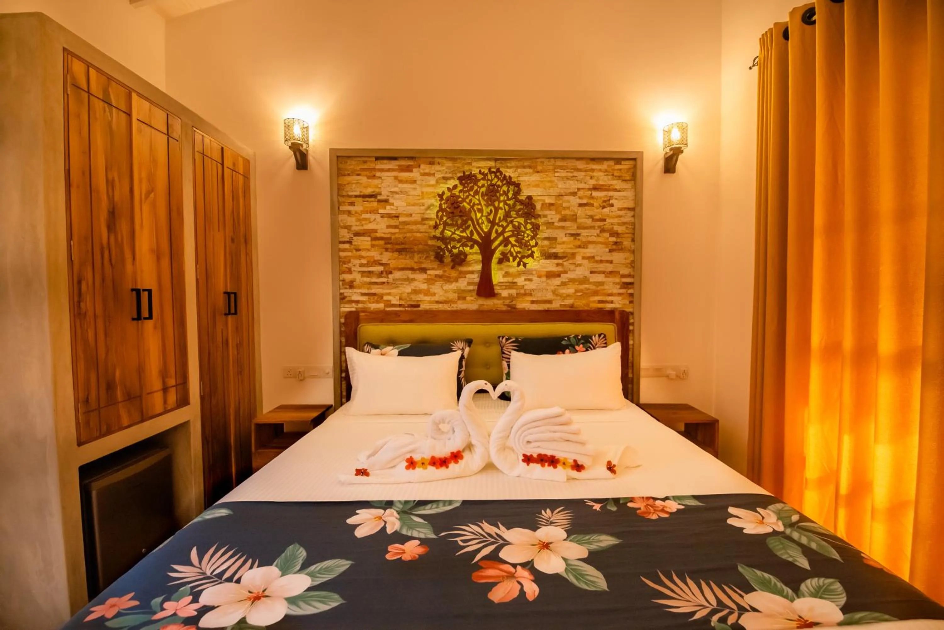 Bed in Tree of Life Resort