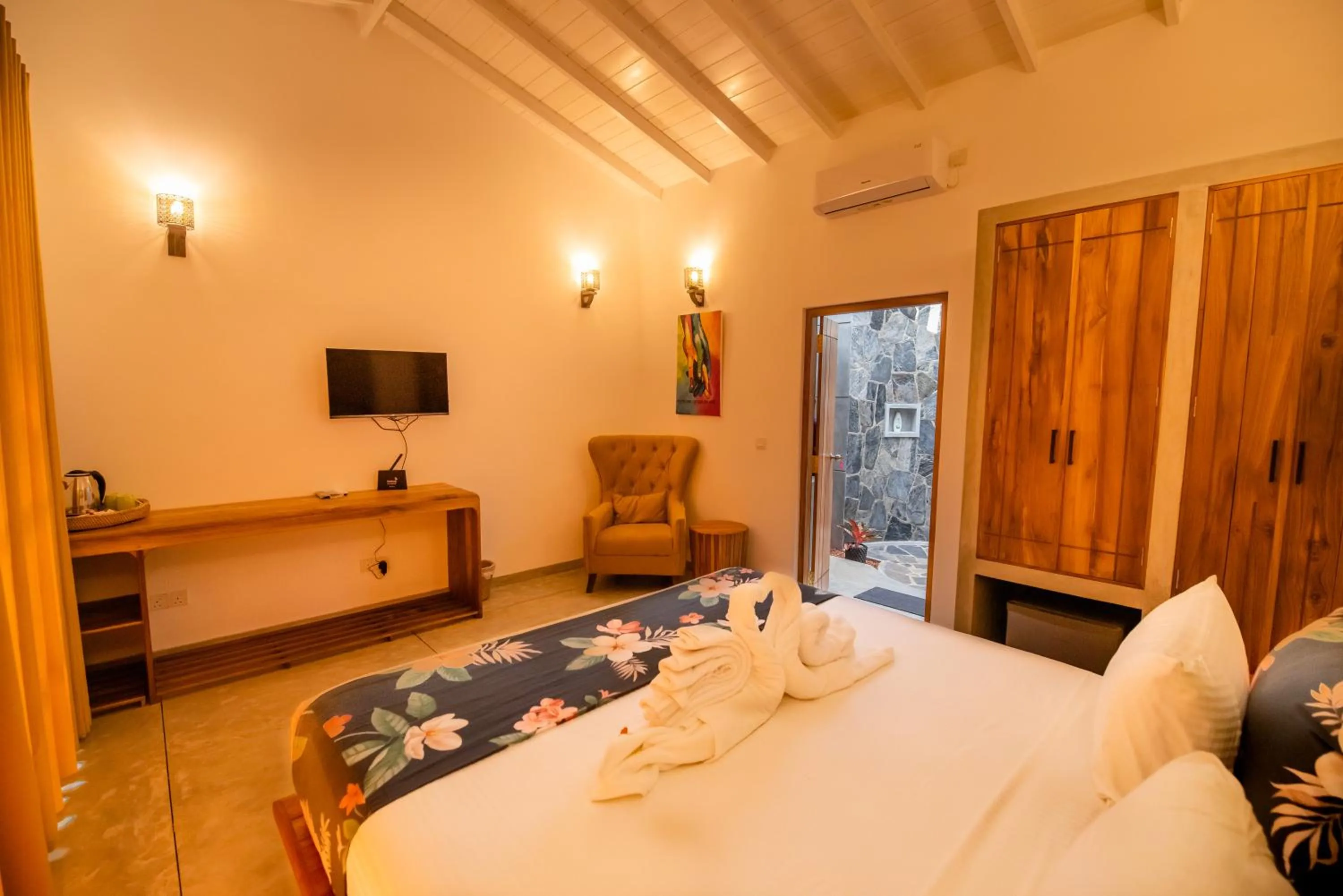 Bed in Tree of Life Resort