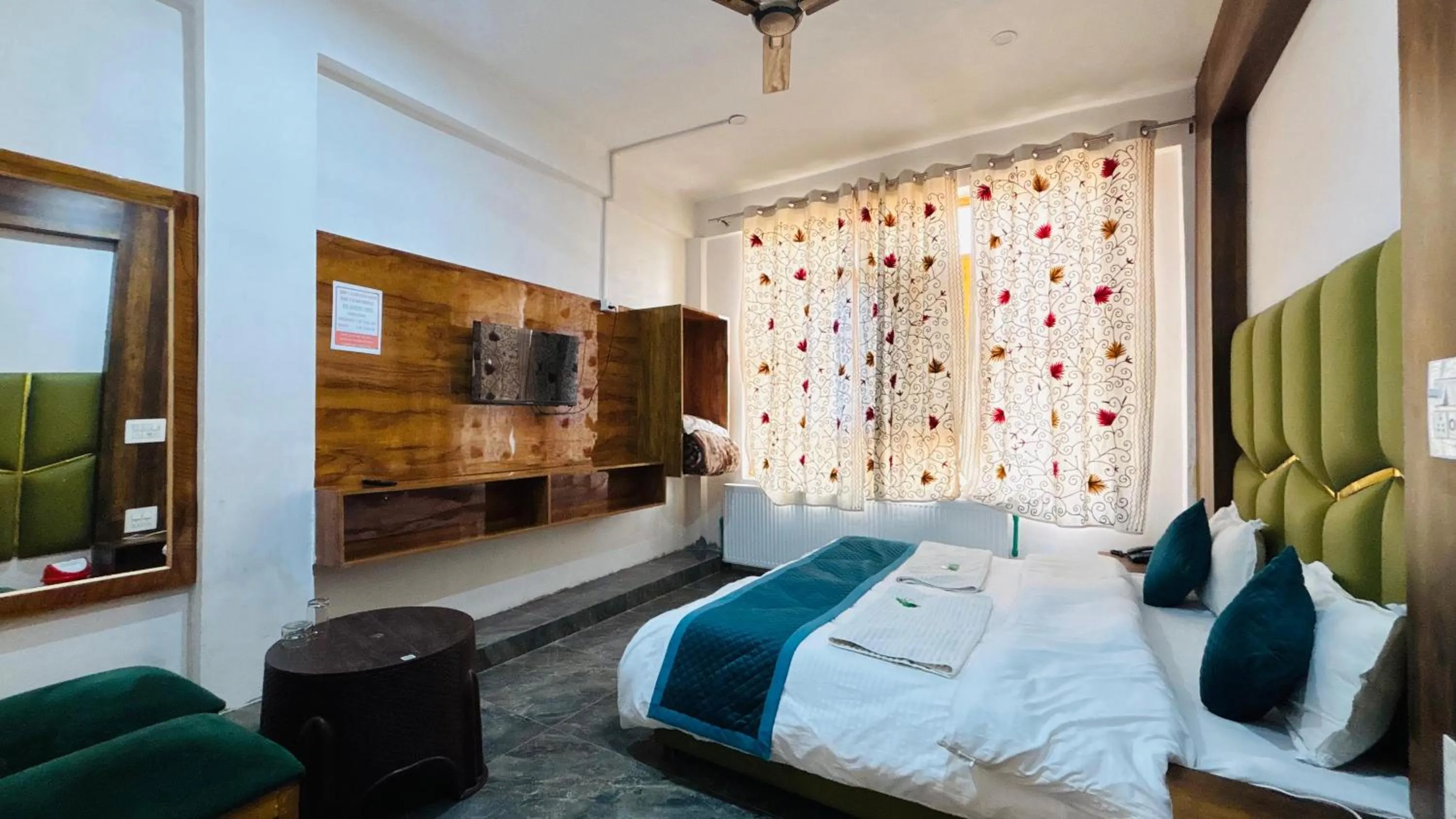 Bed in Gulsitara Resorts-Gulmarg