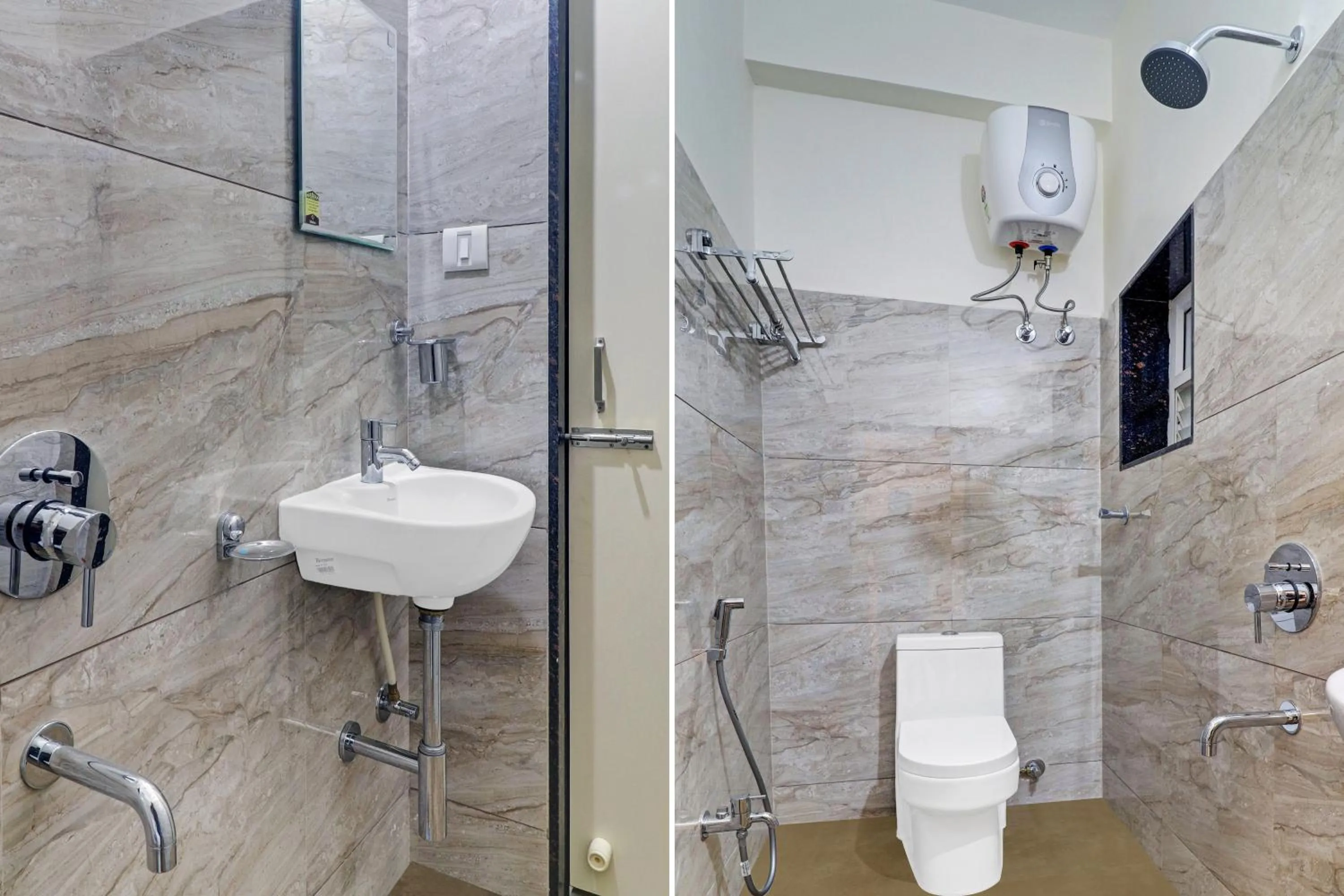 Bathroom in Treebo Virat Residency, US Consulate