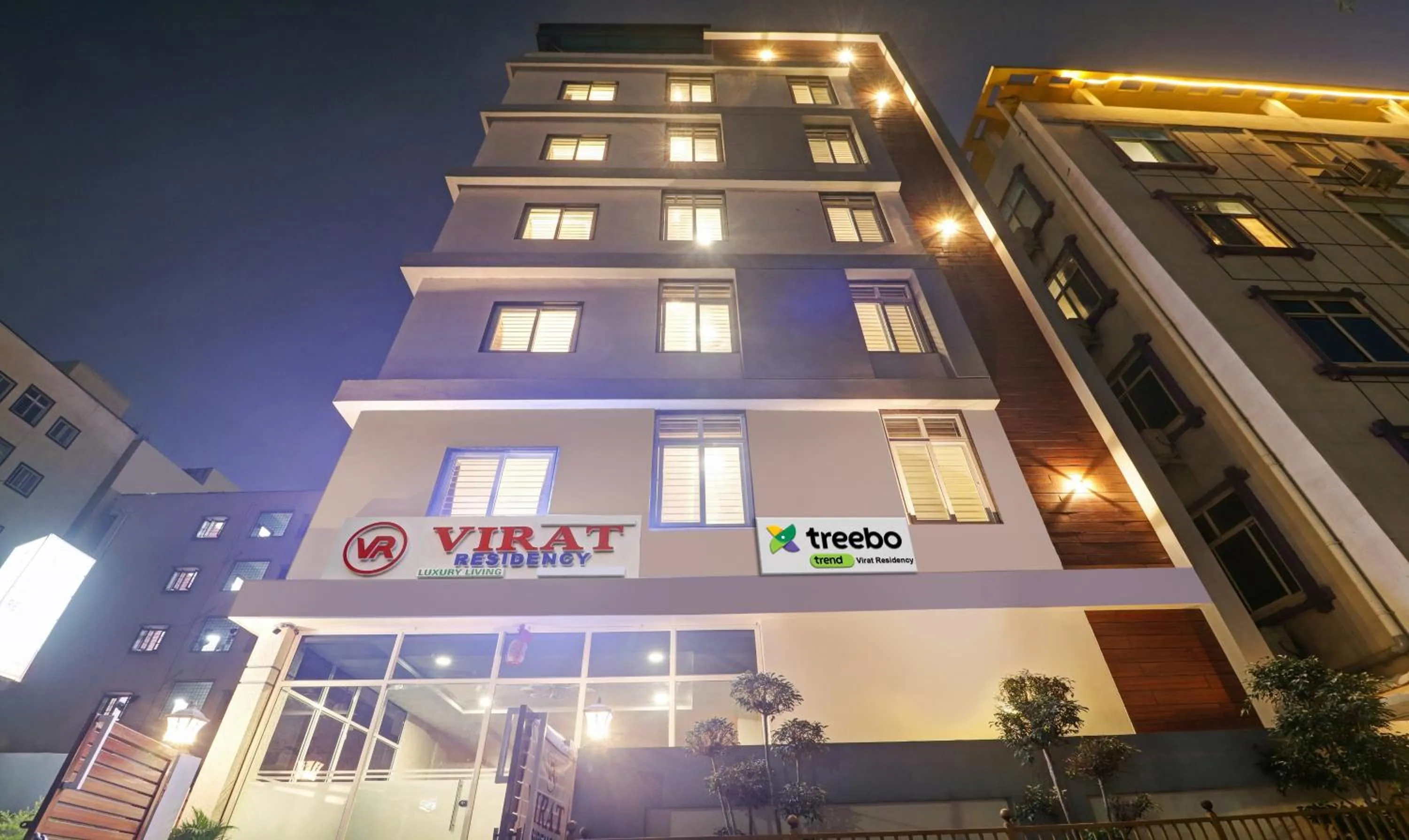 Property building in Treebo Virat Residency, US Consulate