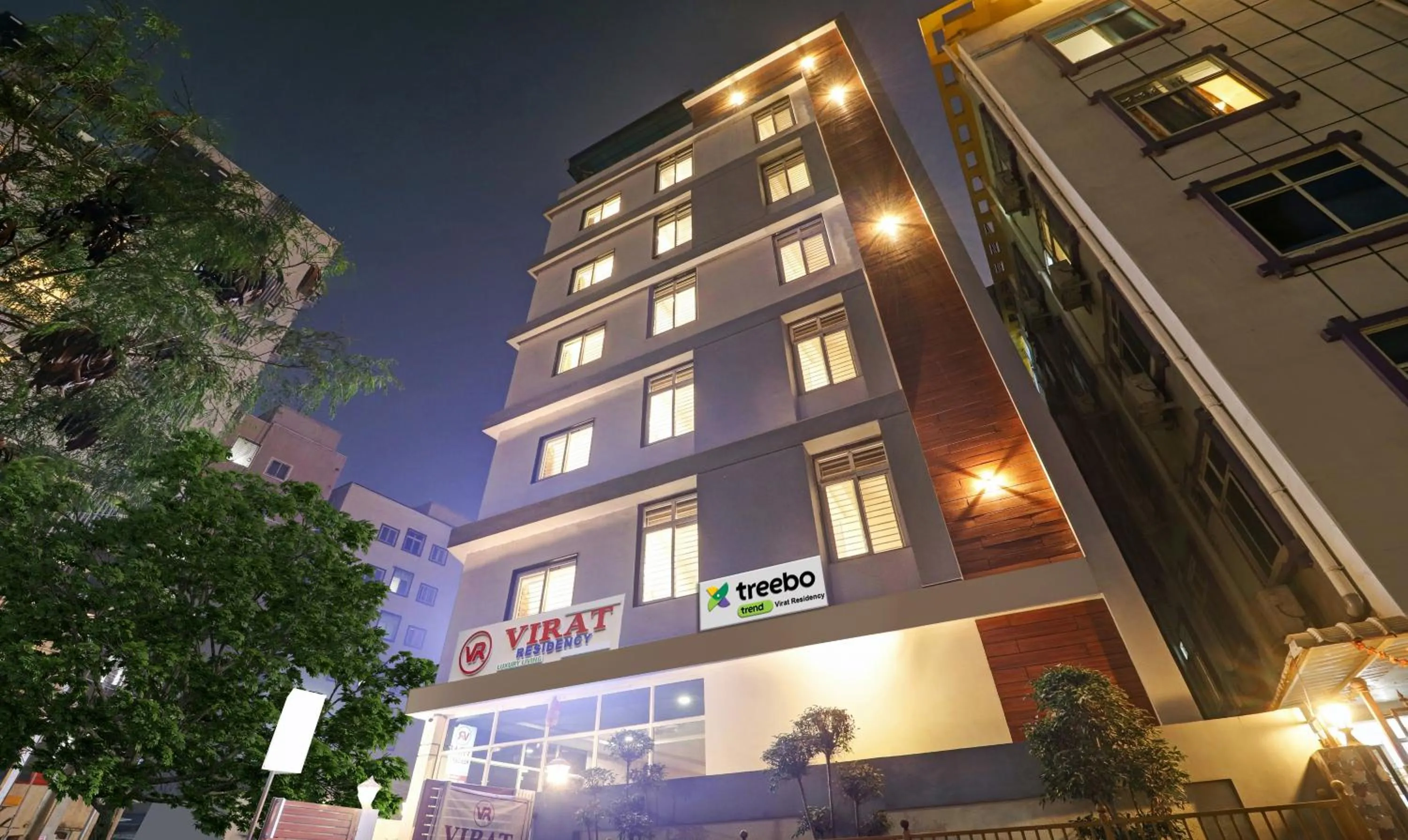 Property building in Treebo Virat Residency, US Consulate