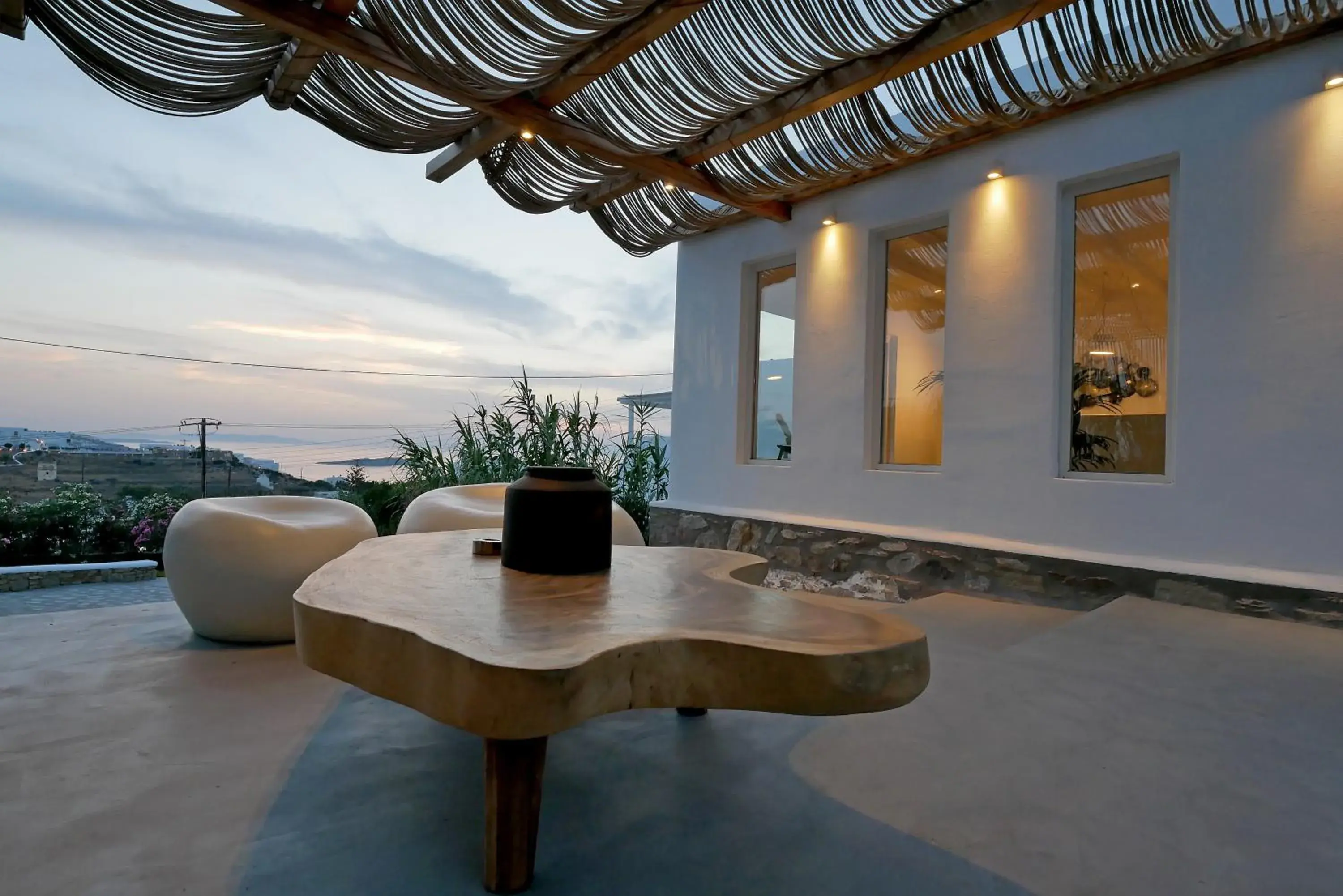 Lobby or reception in Ostraco Suites Lobby or reception in Ostraco Suites