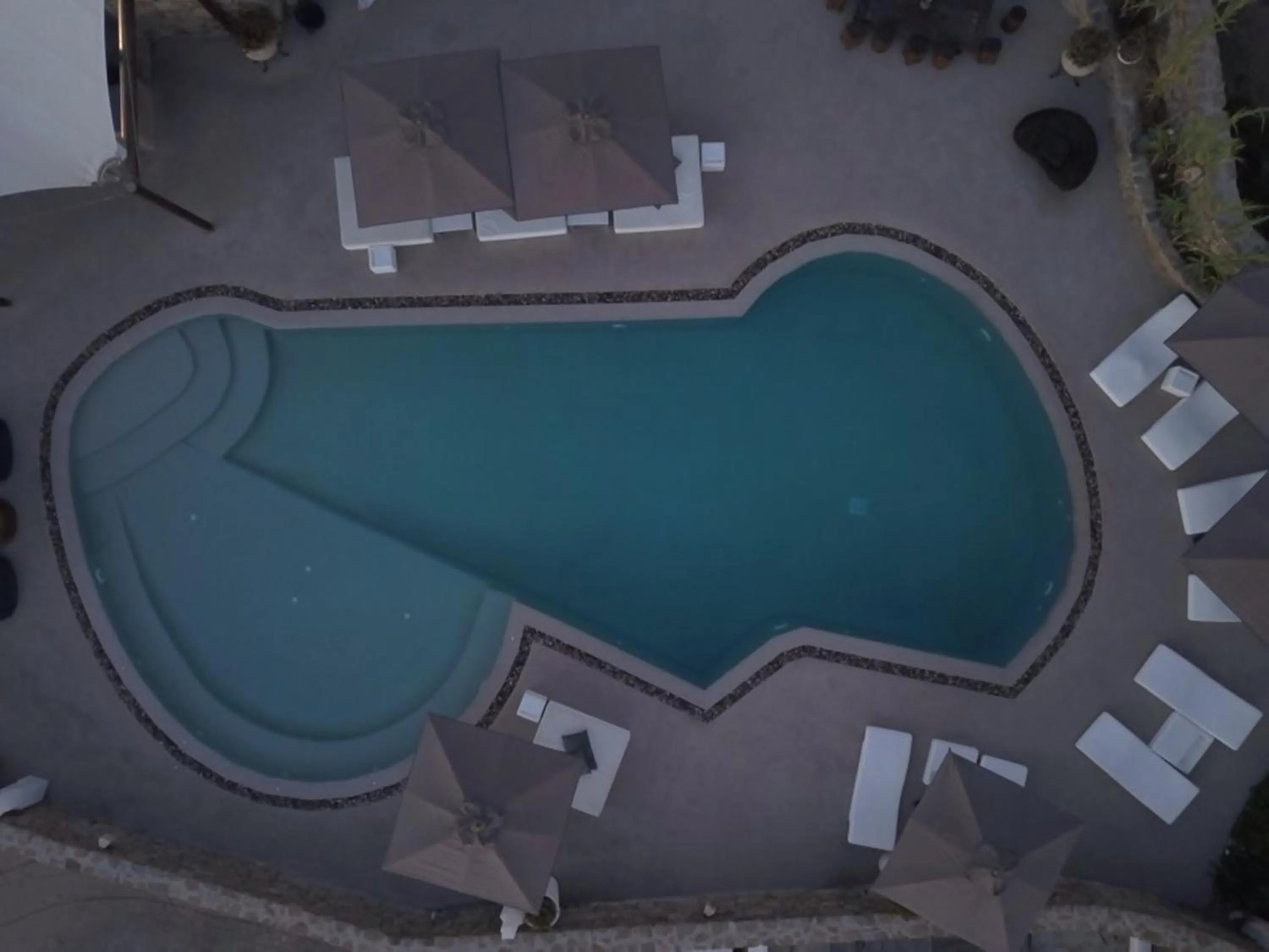 Bird's eye view in Ostraco Suites