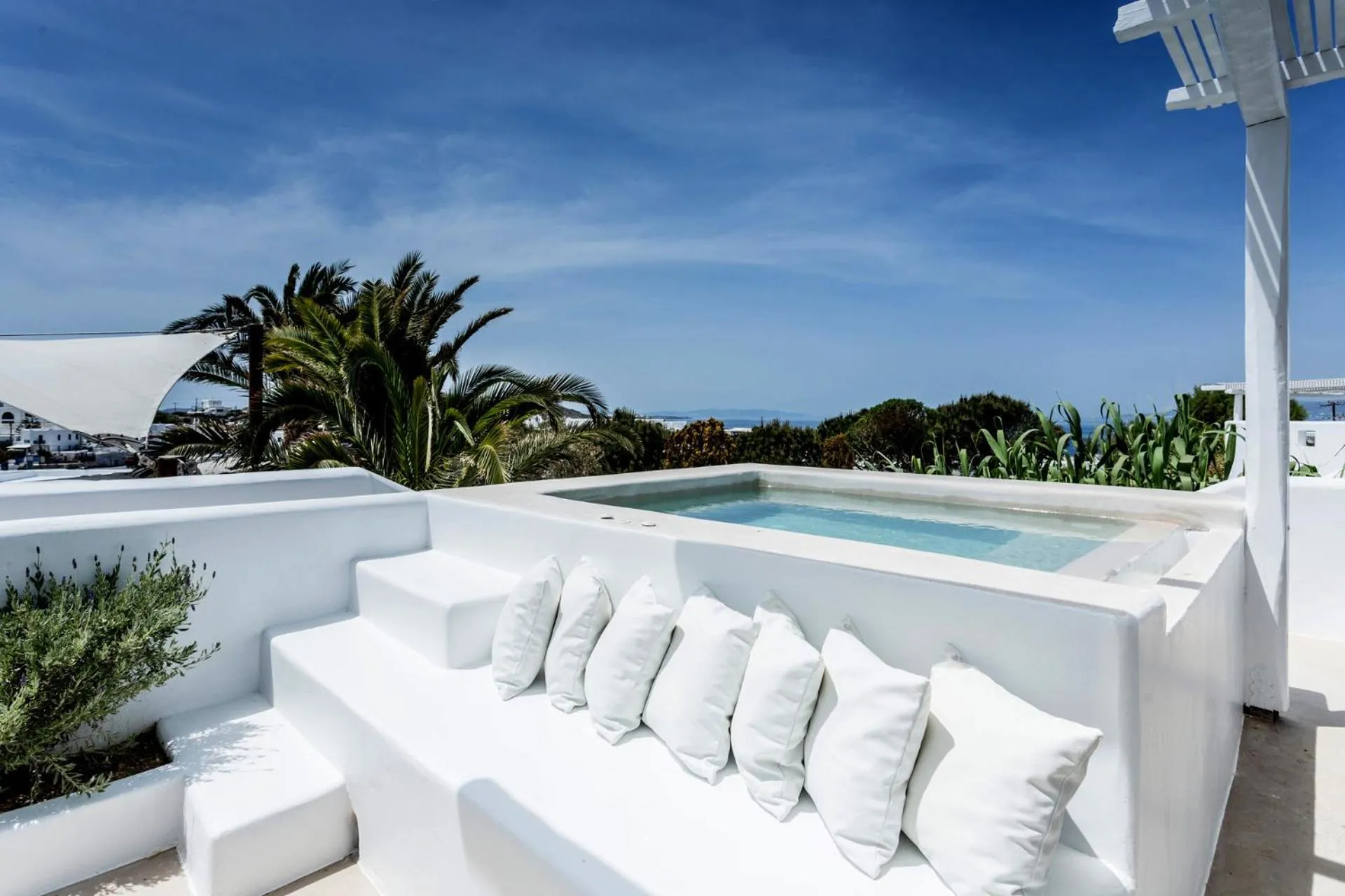 Sea view in Ostraco Suites