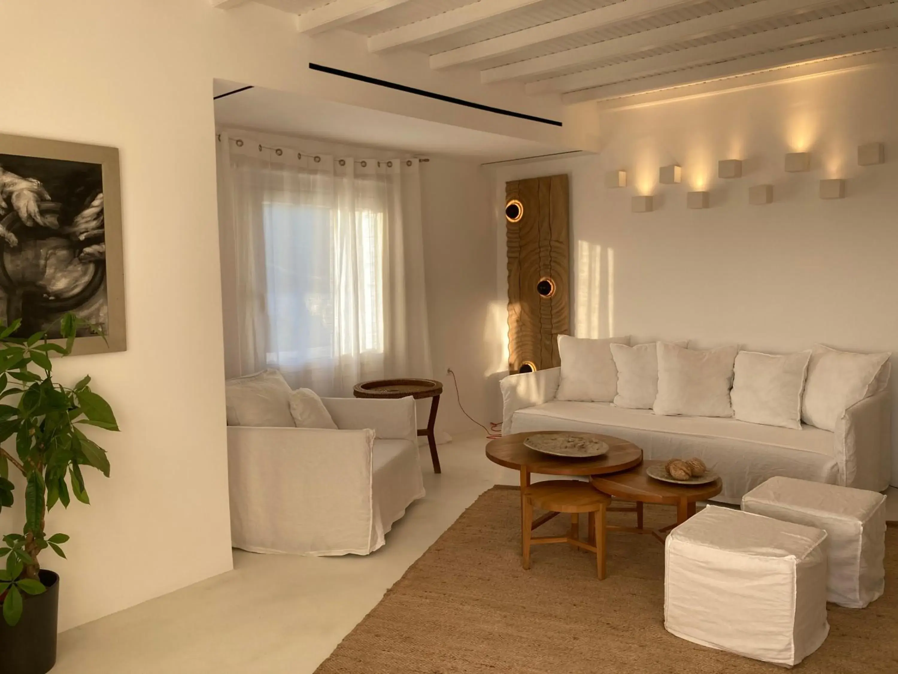 Living room in Ostraco Suites Living room in Ostraco Suites