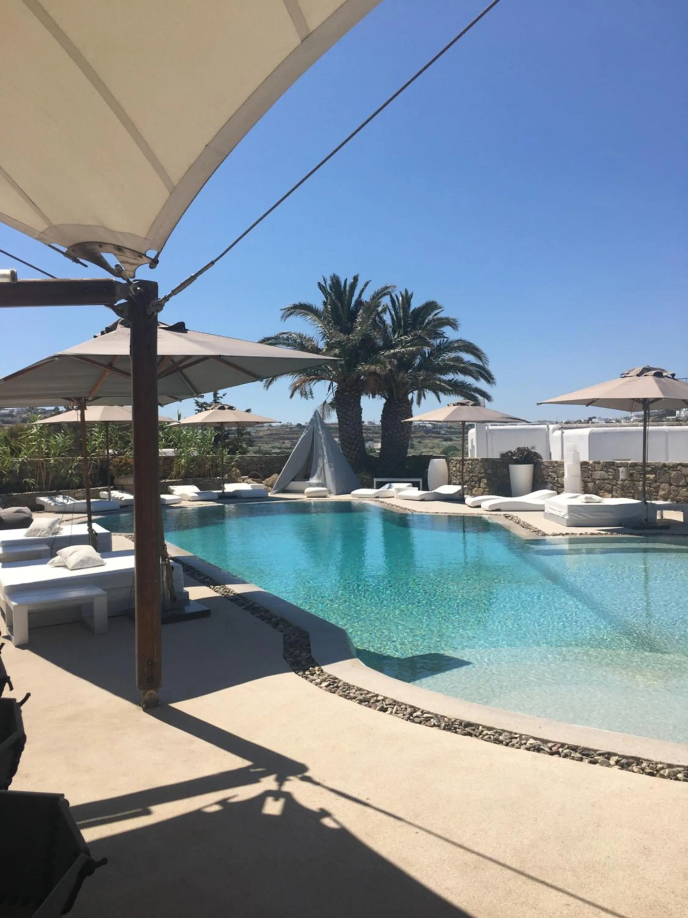 Swimming pool in Ostraco Suites