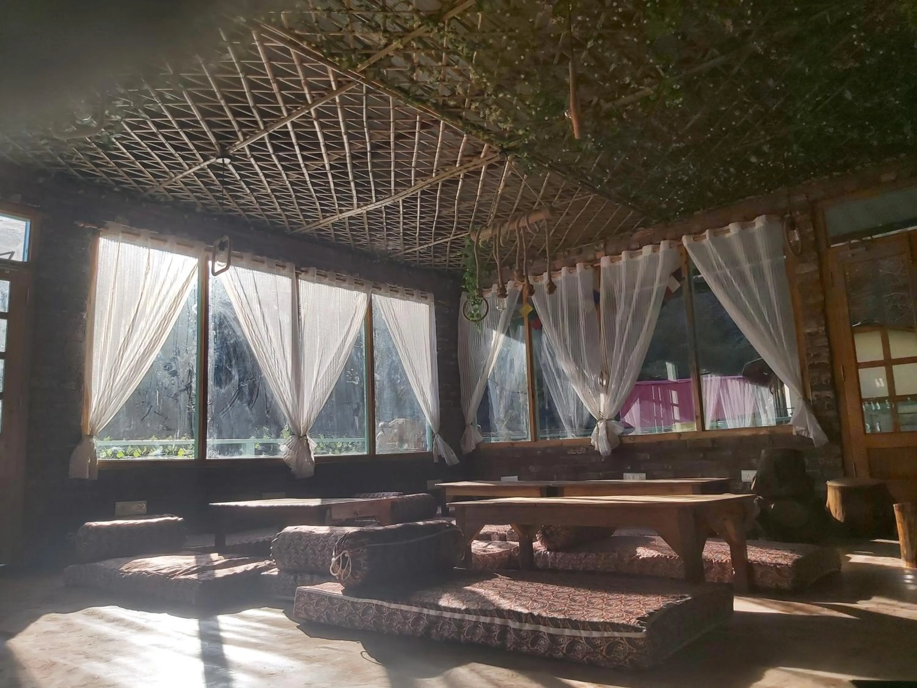 Living room in The Bunker House