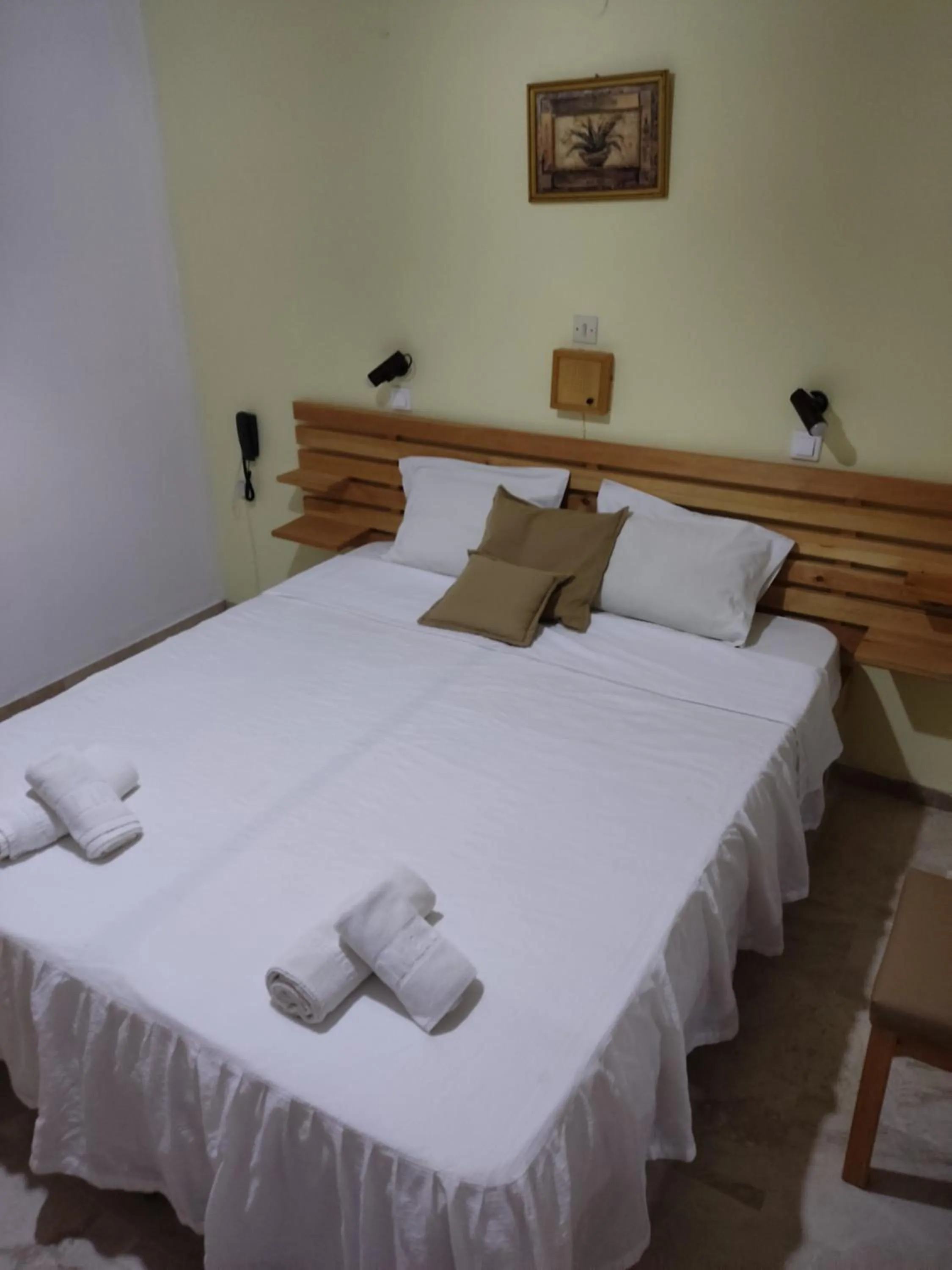 Bed in Kissandros Hotel