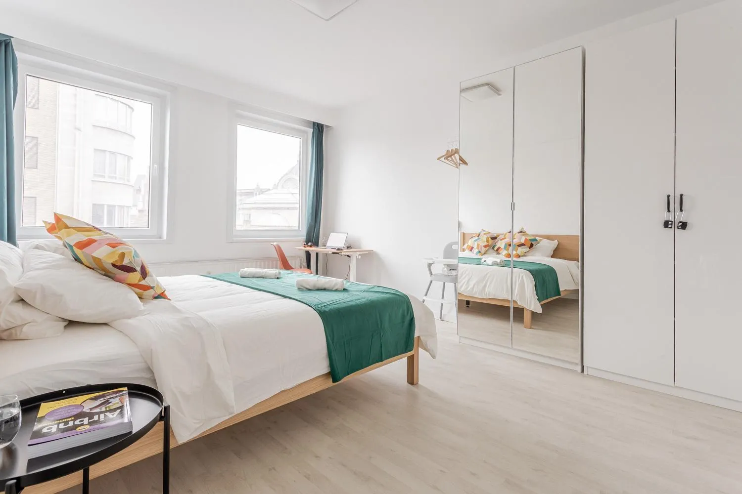 Bedroom, Bed in Center of Antwerp, Fully Equipped, Train Station