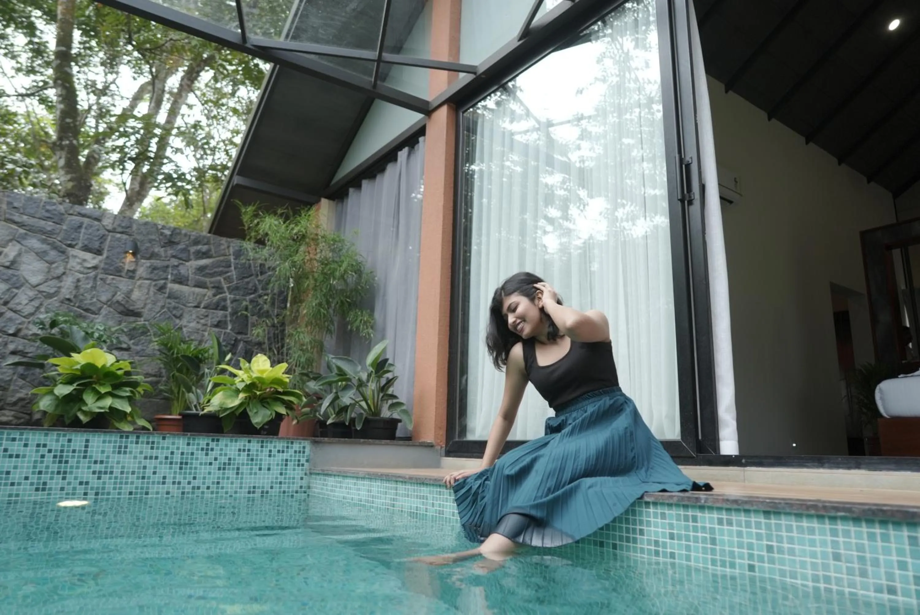 Garden view in Crystal Kuruva Nature Resort & Spa