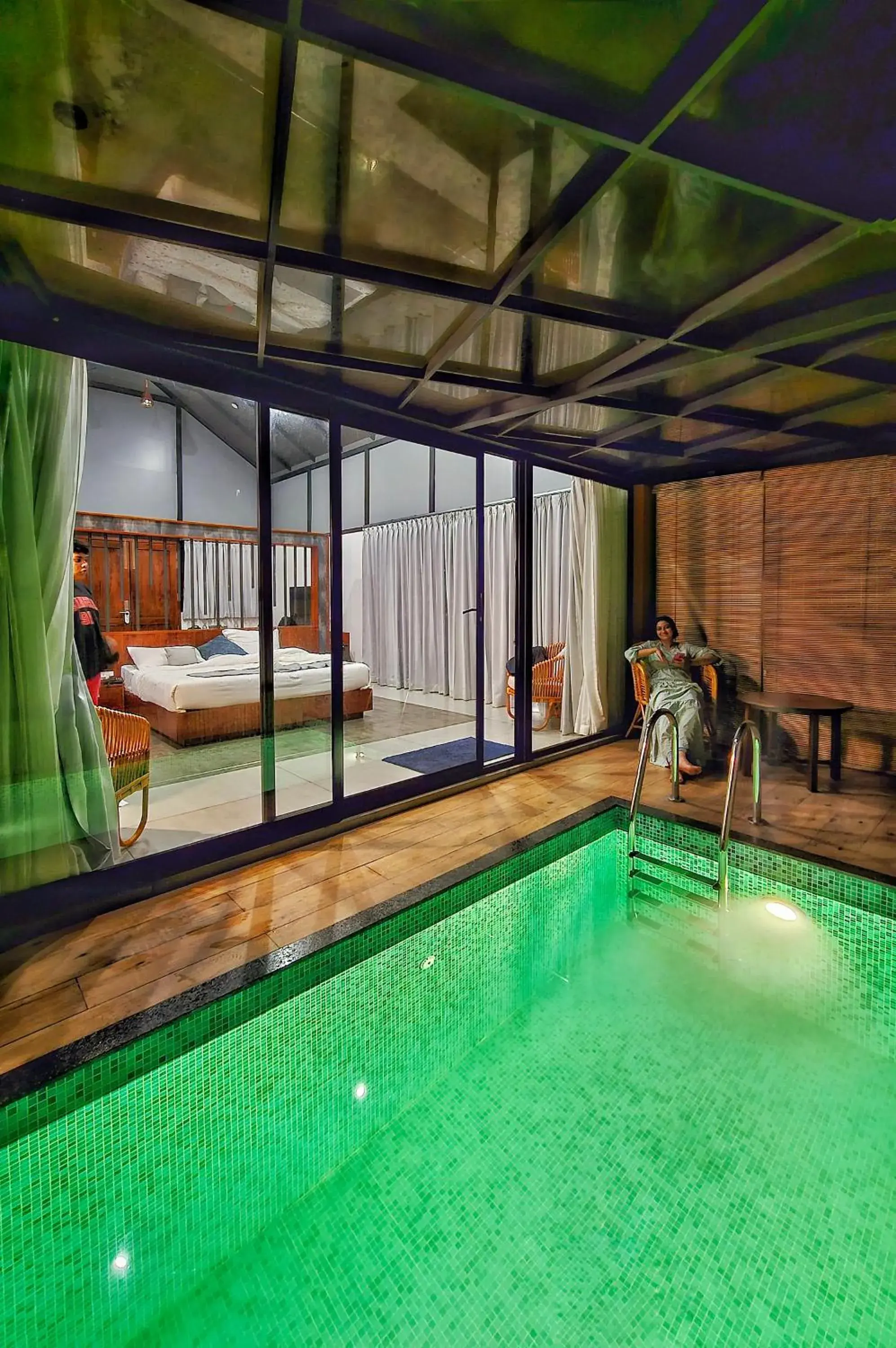 Bedroom in Crystal Kuruva Nature Resort & Spa Bedroom in Crystal Kuruva Nature Resort & Spa