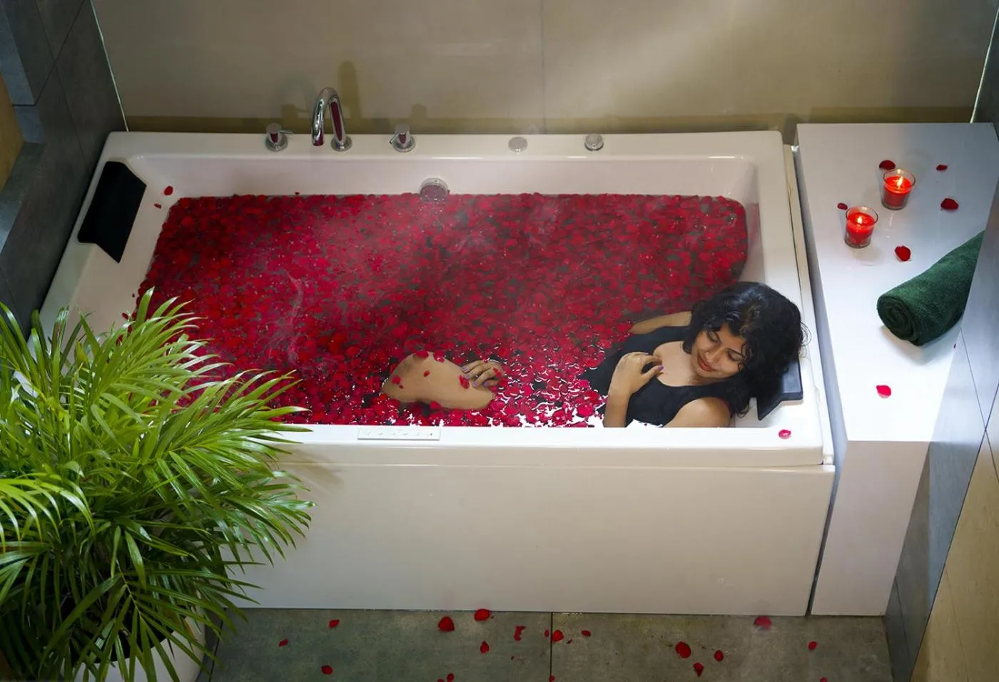 Toilet in Crystal Kuruva Nature Resort & Spa