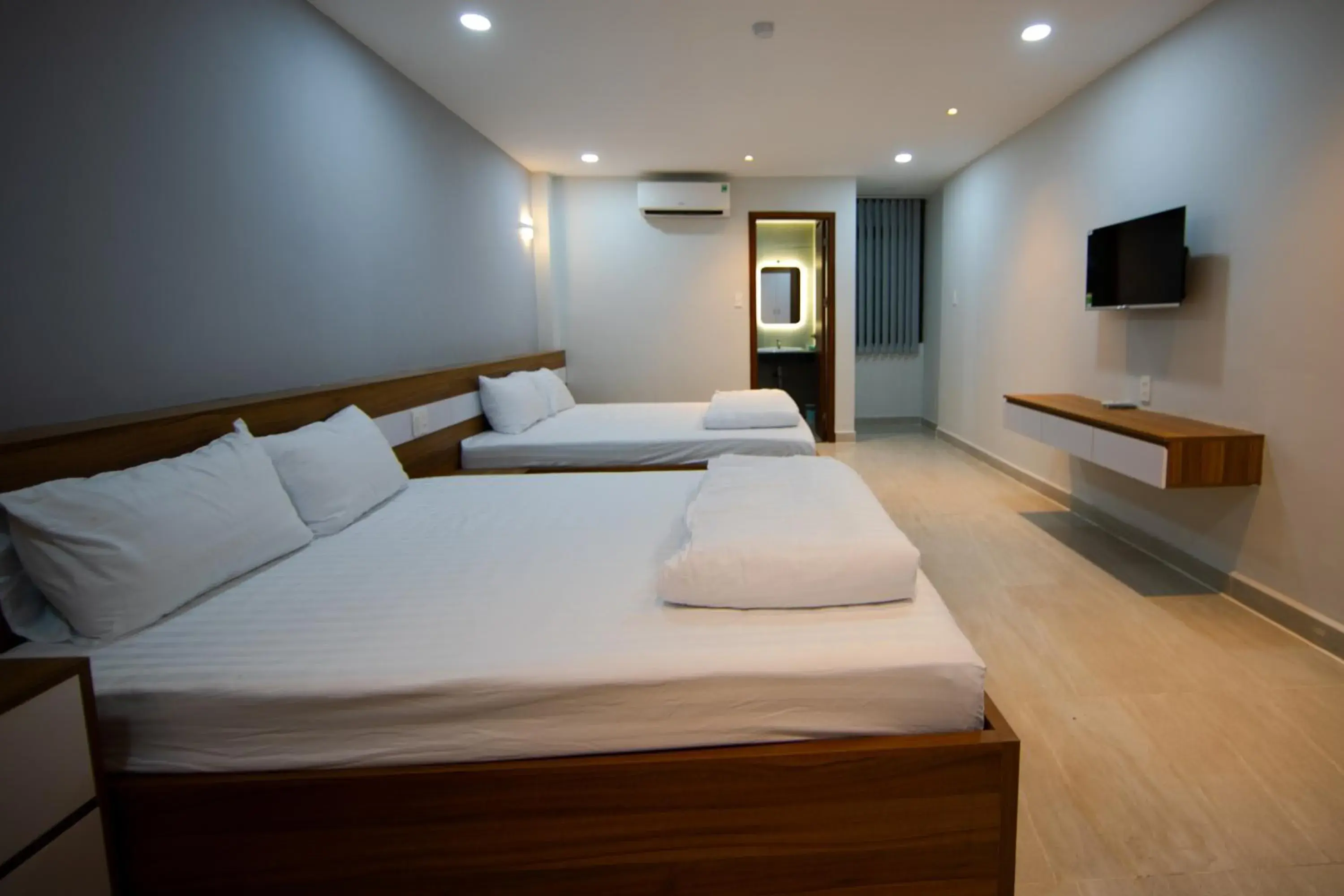 Bed in Hạnh Trang Hotel Bed in Hạnh Trang Hotel