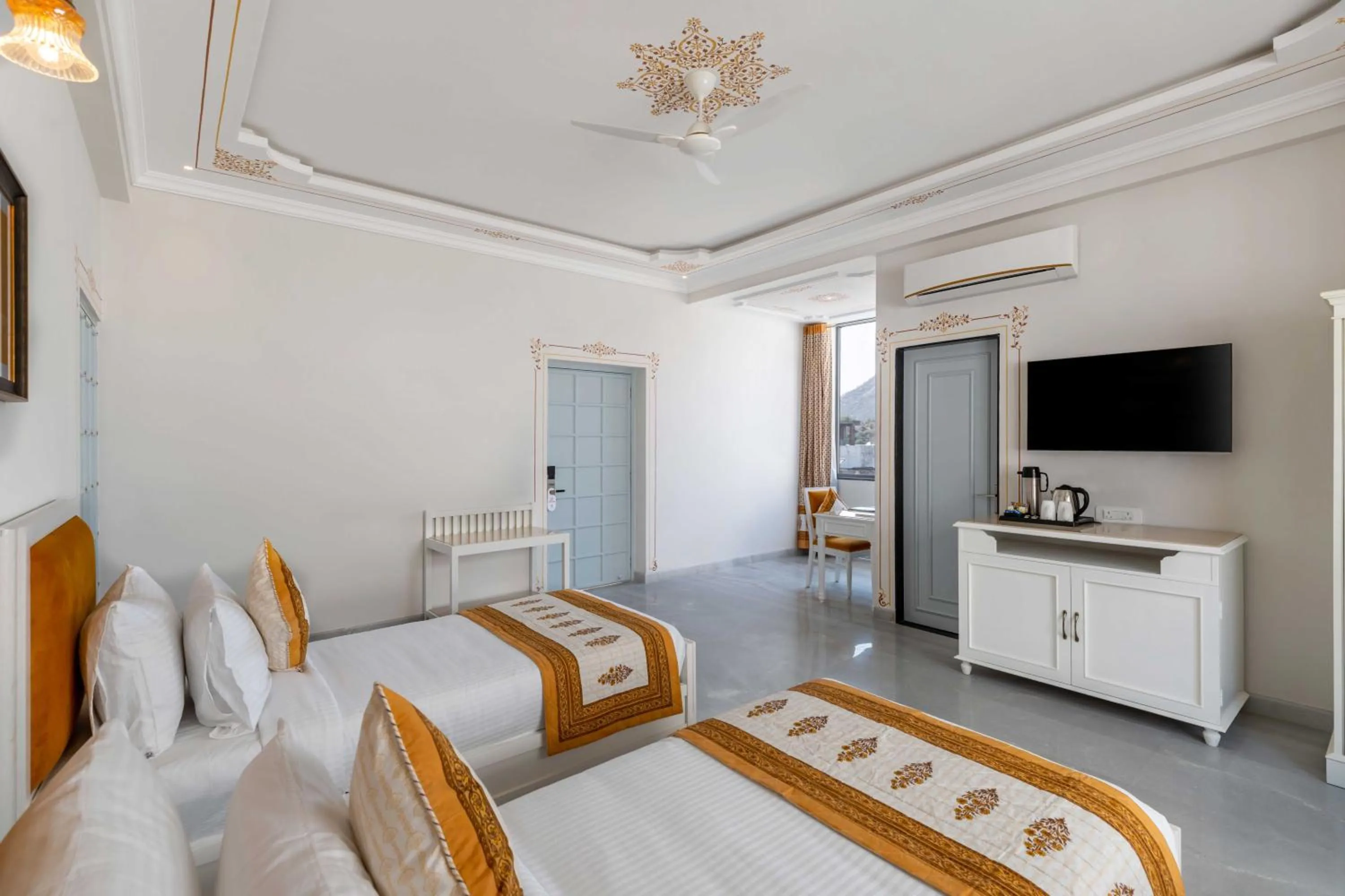 Bed in Maan Vilas - A Boutique Hotel Udaipur