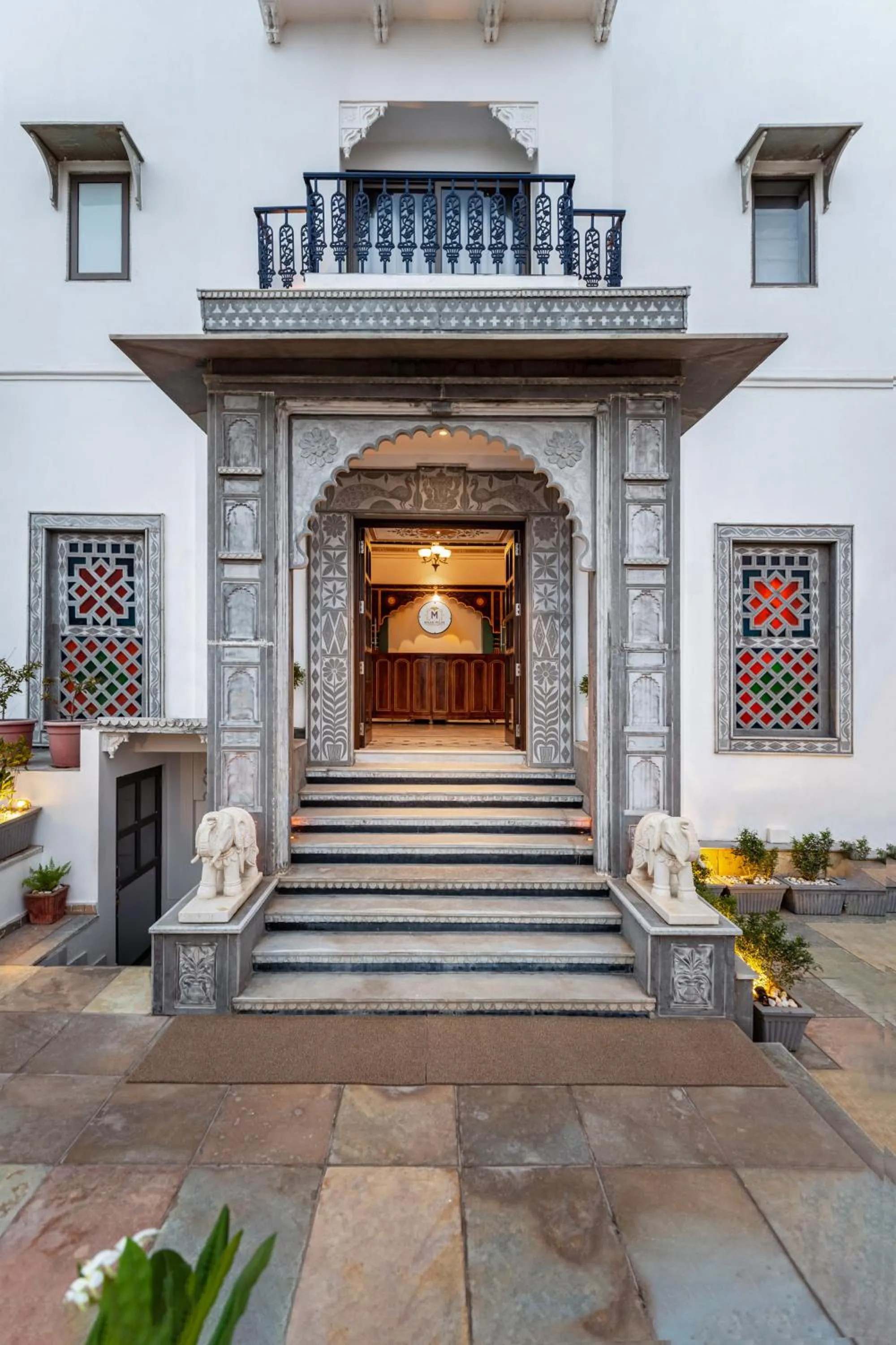 Facade/entrance in Maan Vilas - A Boutique Hotel Udaipur