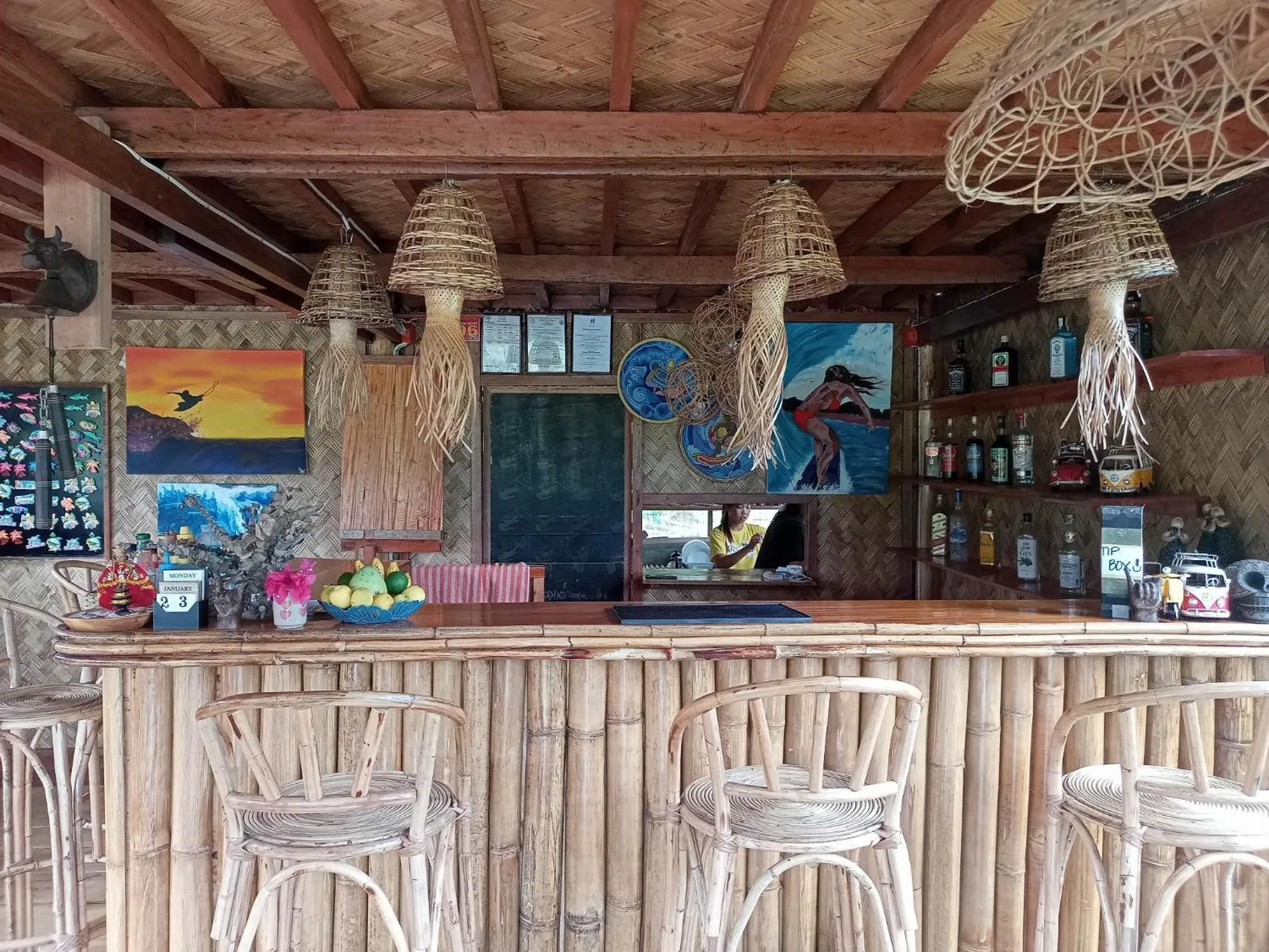 Lounge or bar in Surf and Skate Duli El Nido By Kiteclub Palawan