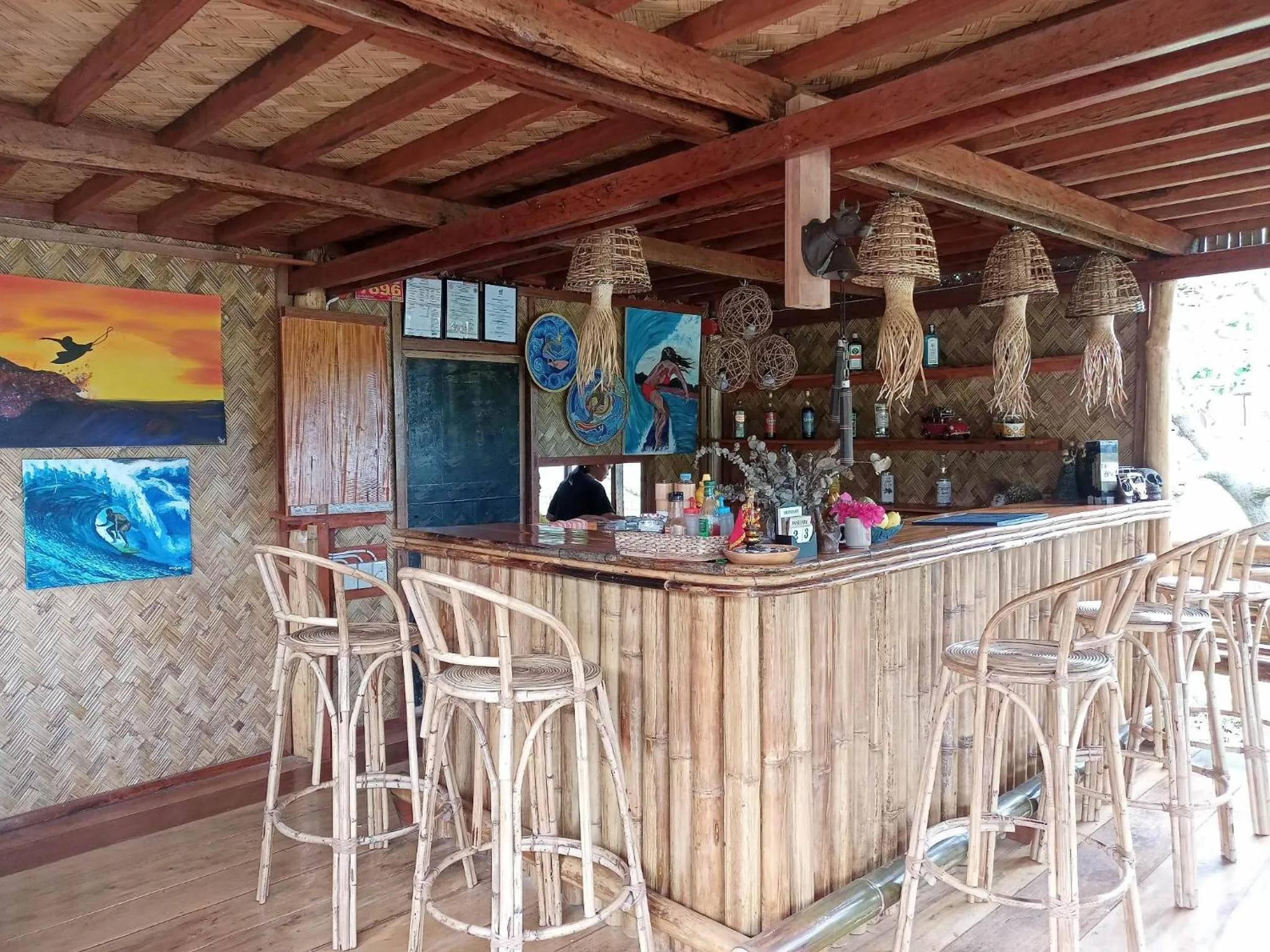 Lobby or reception in Surf and Skate Duli El Nido By Kiteclub Palawan