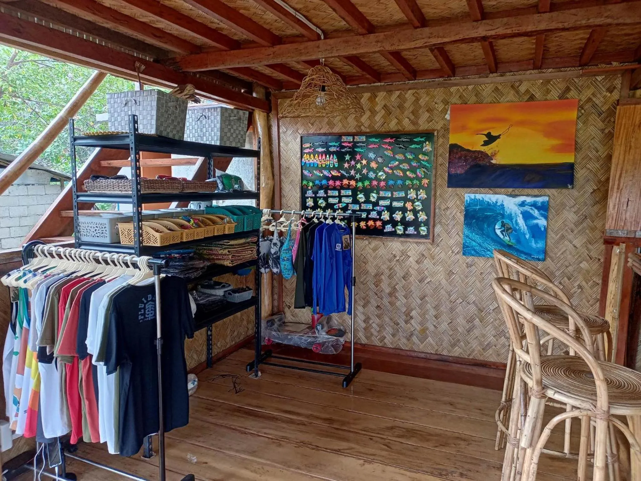 Shopping Area in Surf and Skate Duli El Nido By Kiteclub Palawan