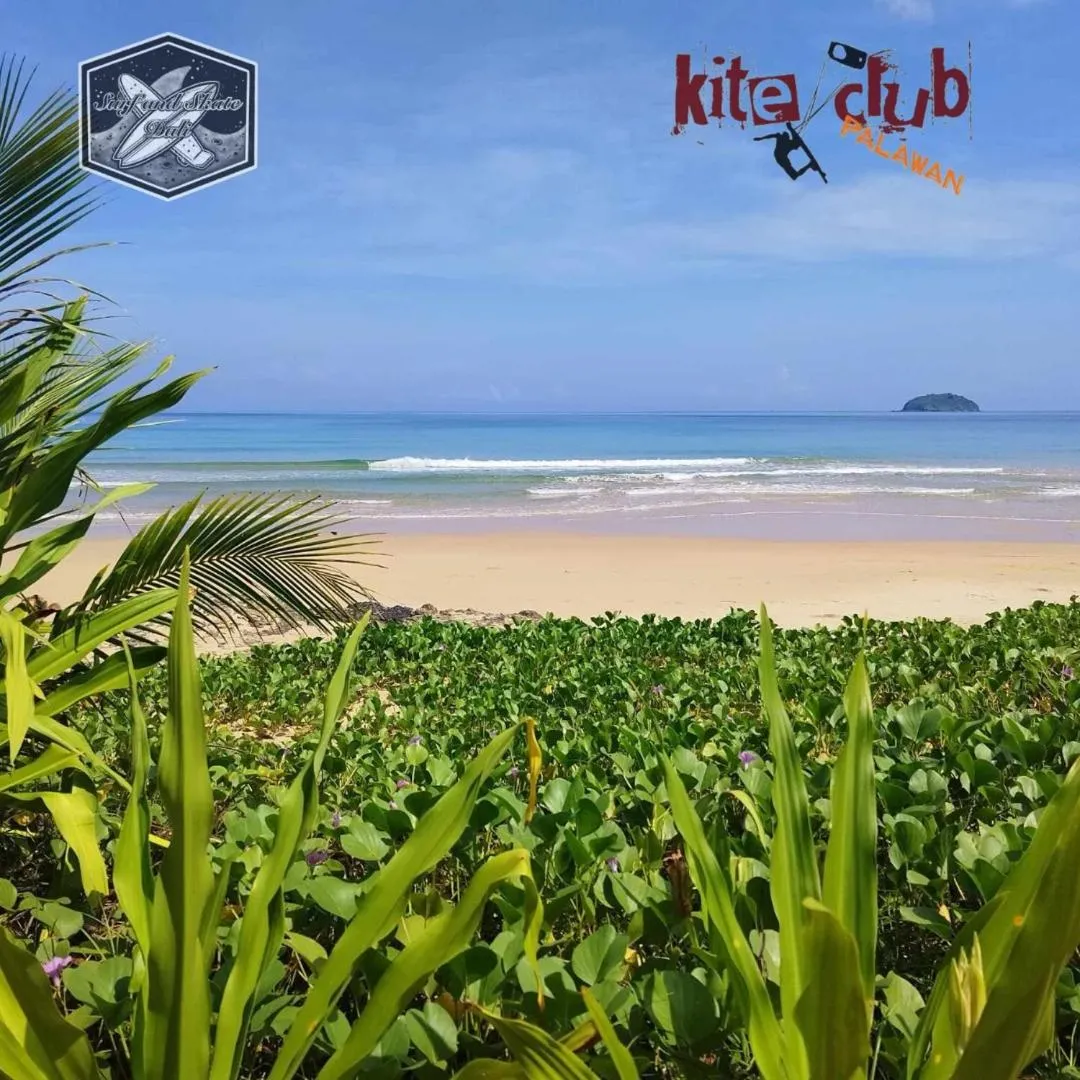 Beach in Surf and Skate Duli El Nido By Kiteclub Palawan