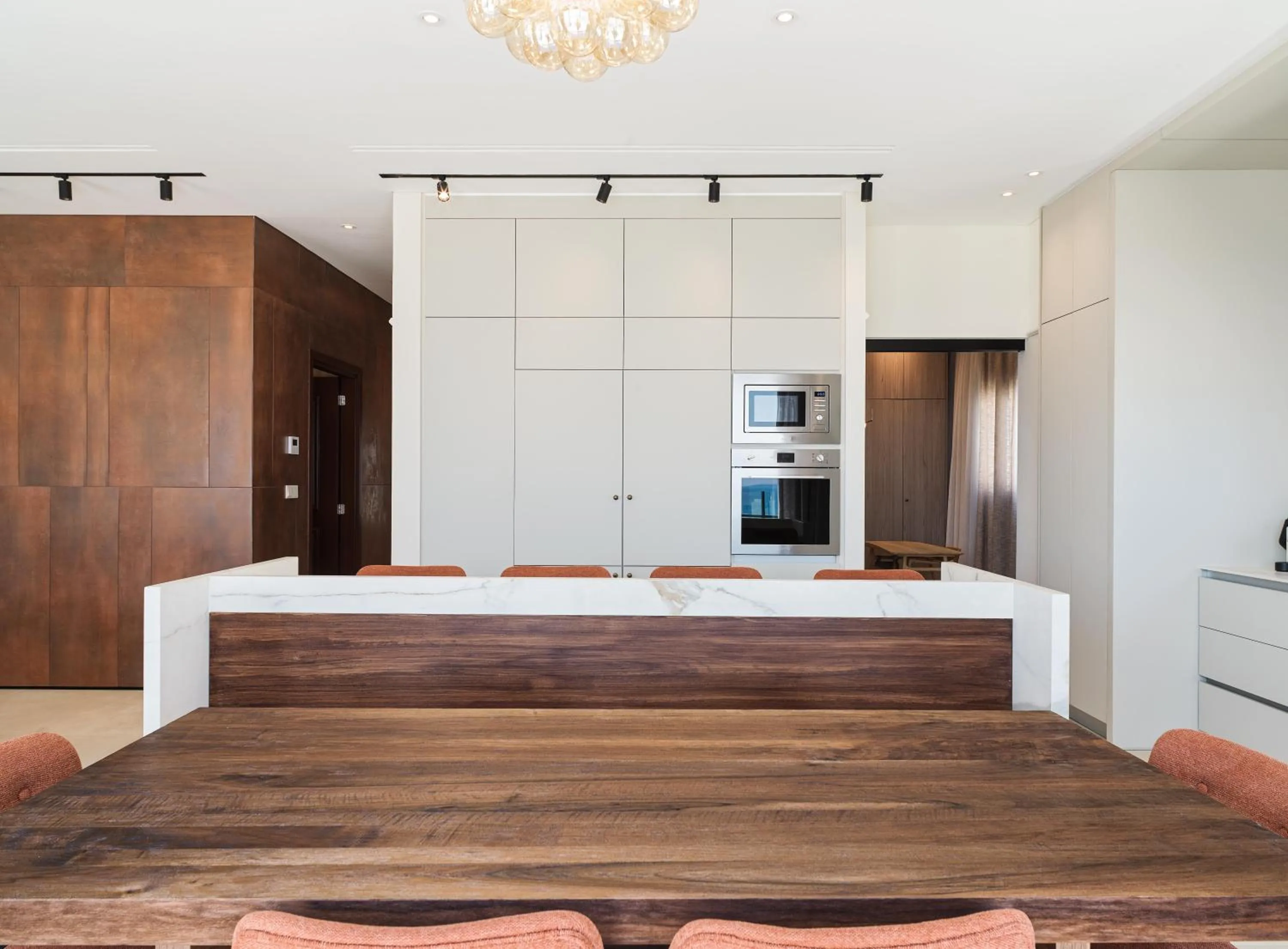 Dining area in LIV Mackenzie Beach Suites Larnaca ADULTS ONLY